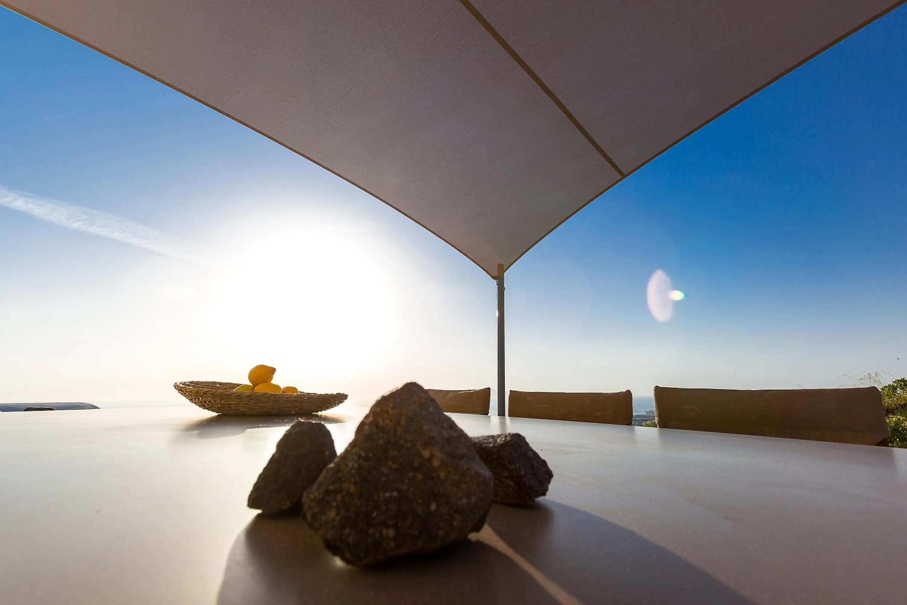 Balcony/Terrace in Villa Vinea Santorini
