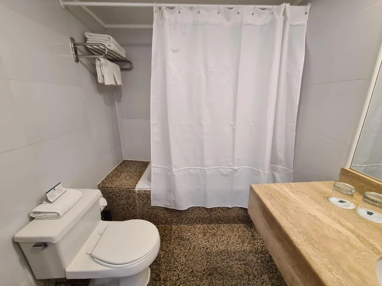 Bathroom in Hotel Leonardo da Vinci