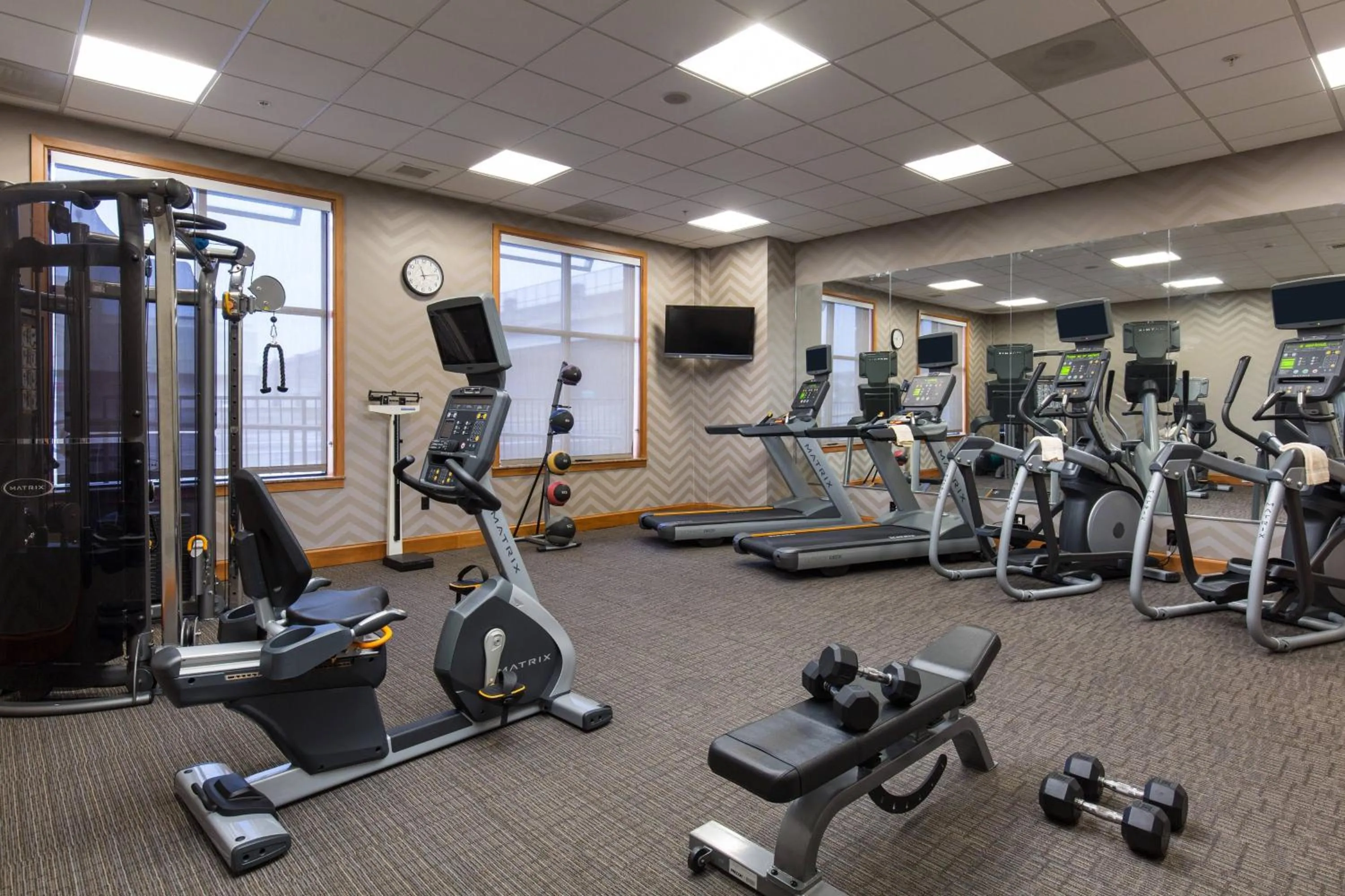 Fitness centre/facilities in Residence Inn by Marriott Springfield Old Keene Mill