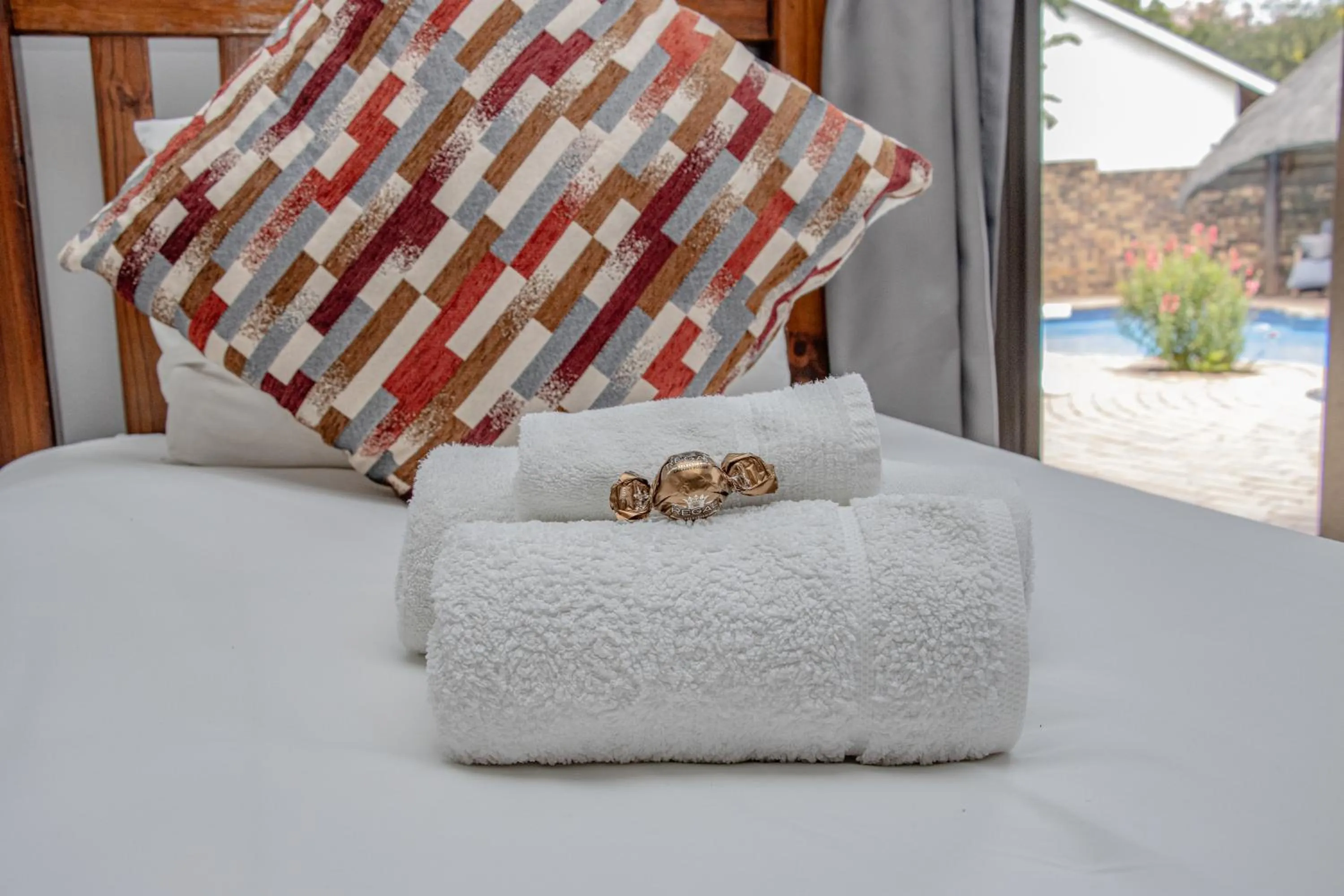 Decorative detail in Woodpecker's Inn Guest House