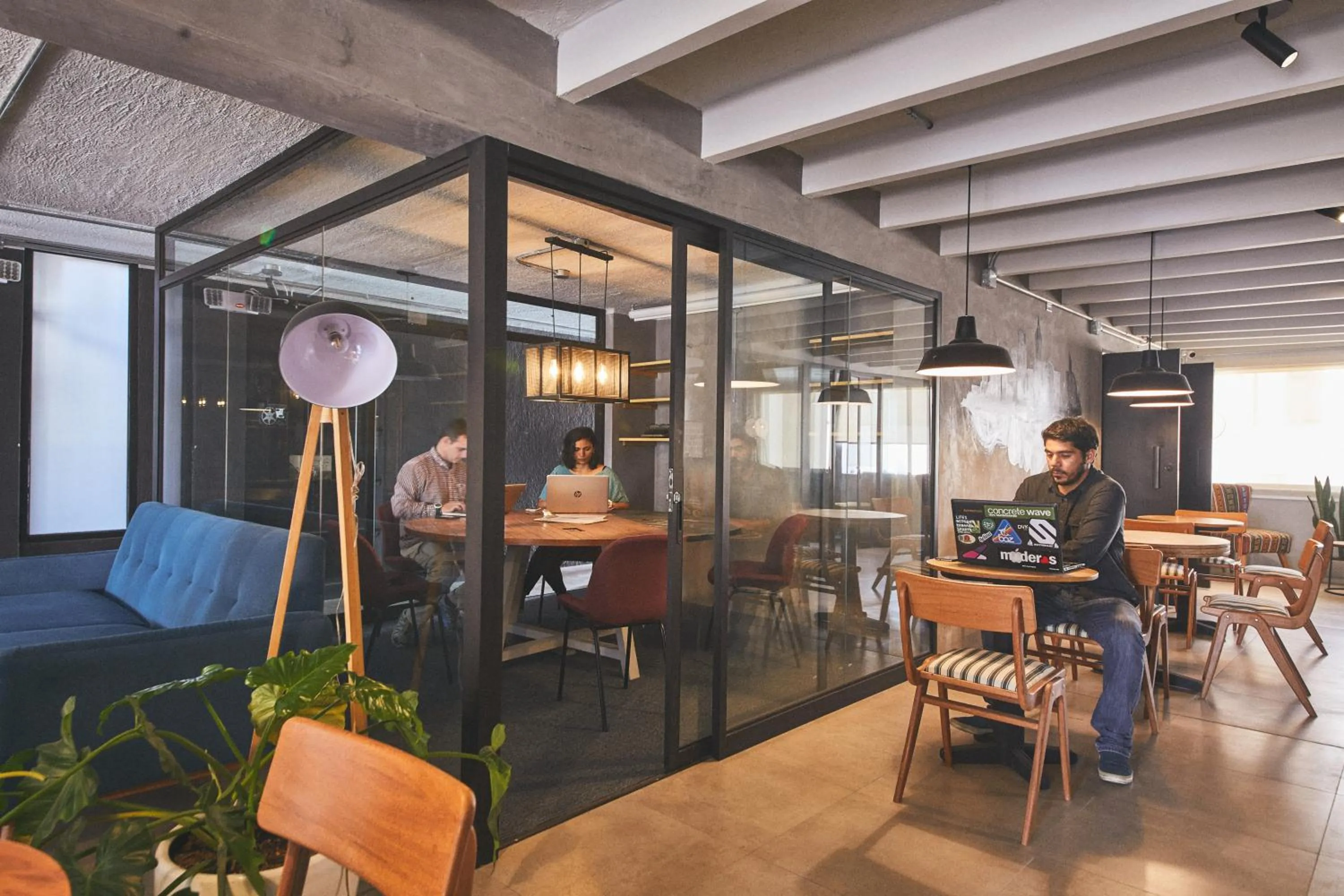 People in NAIA Miraflores Lima