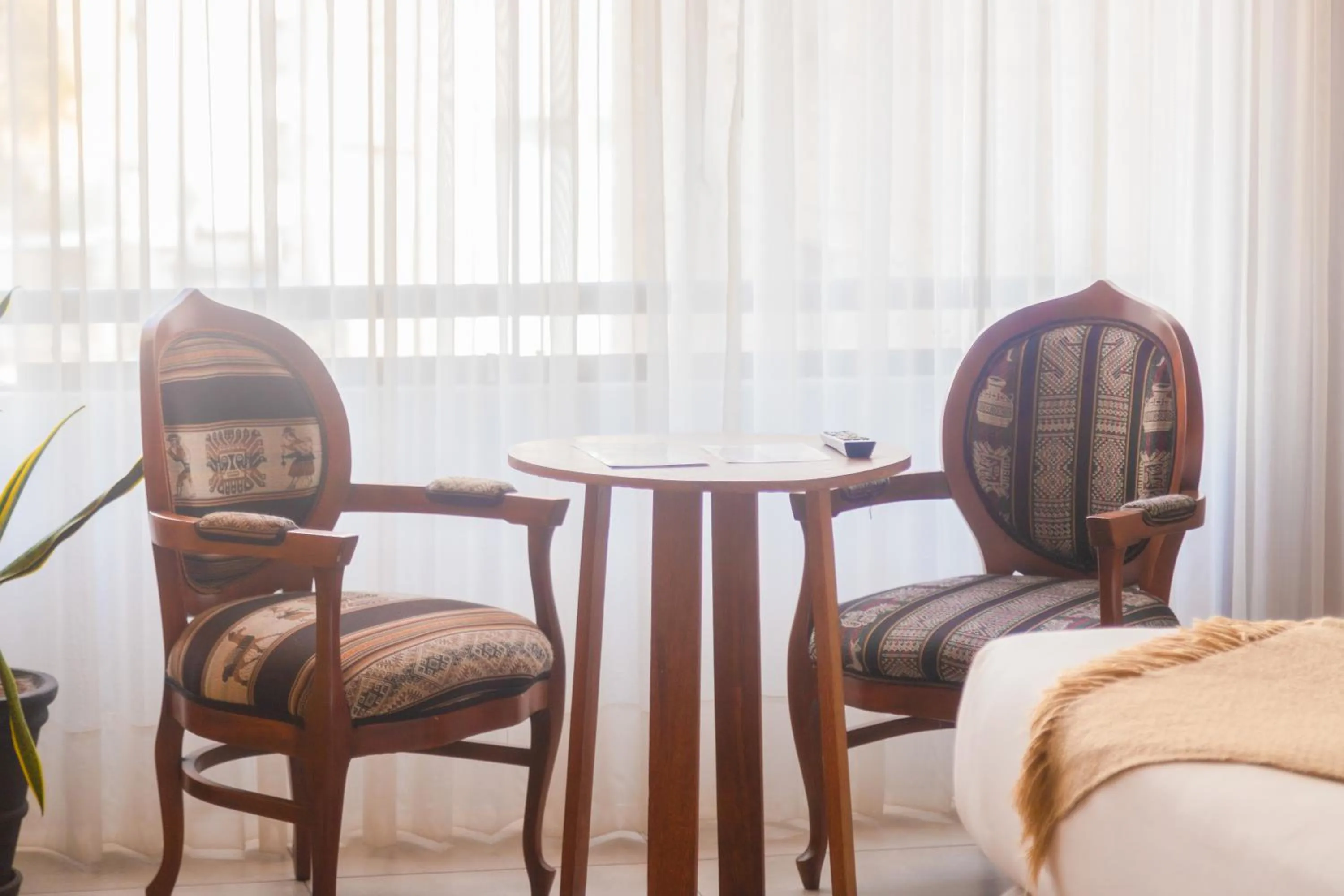 Seating area in NAIA Miraflores Lima