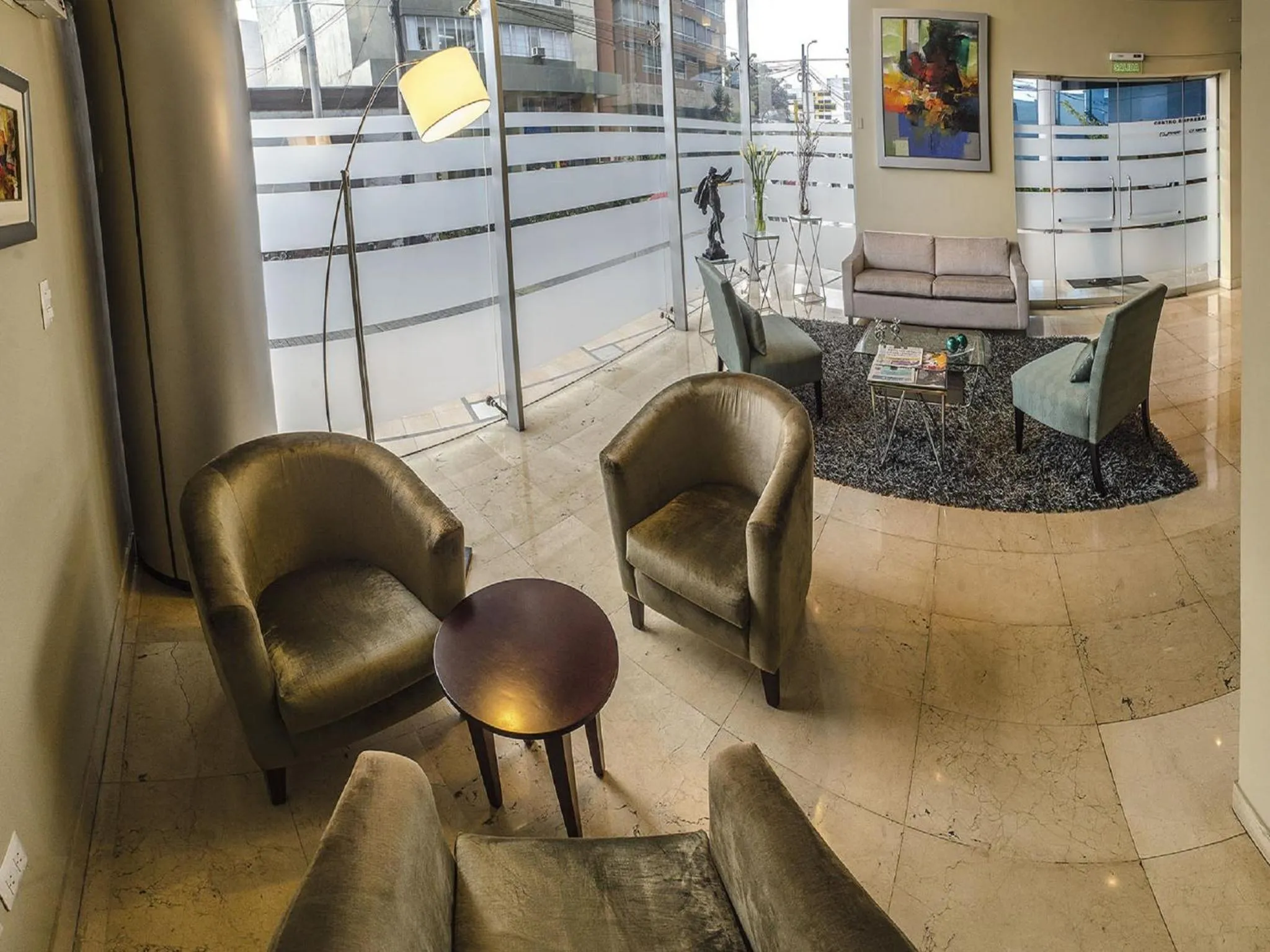 Lobby or reception in Del Pilar Miraflores Hotel