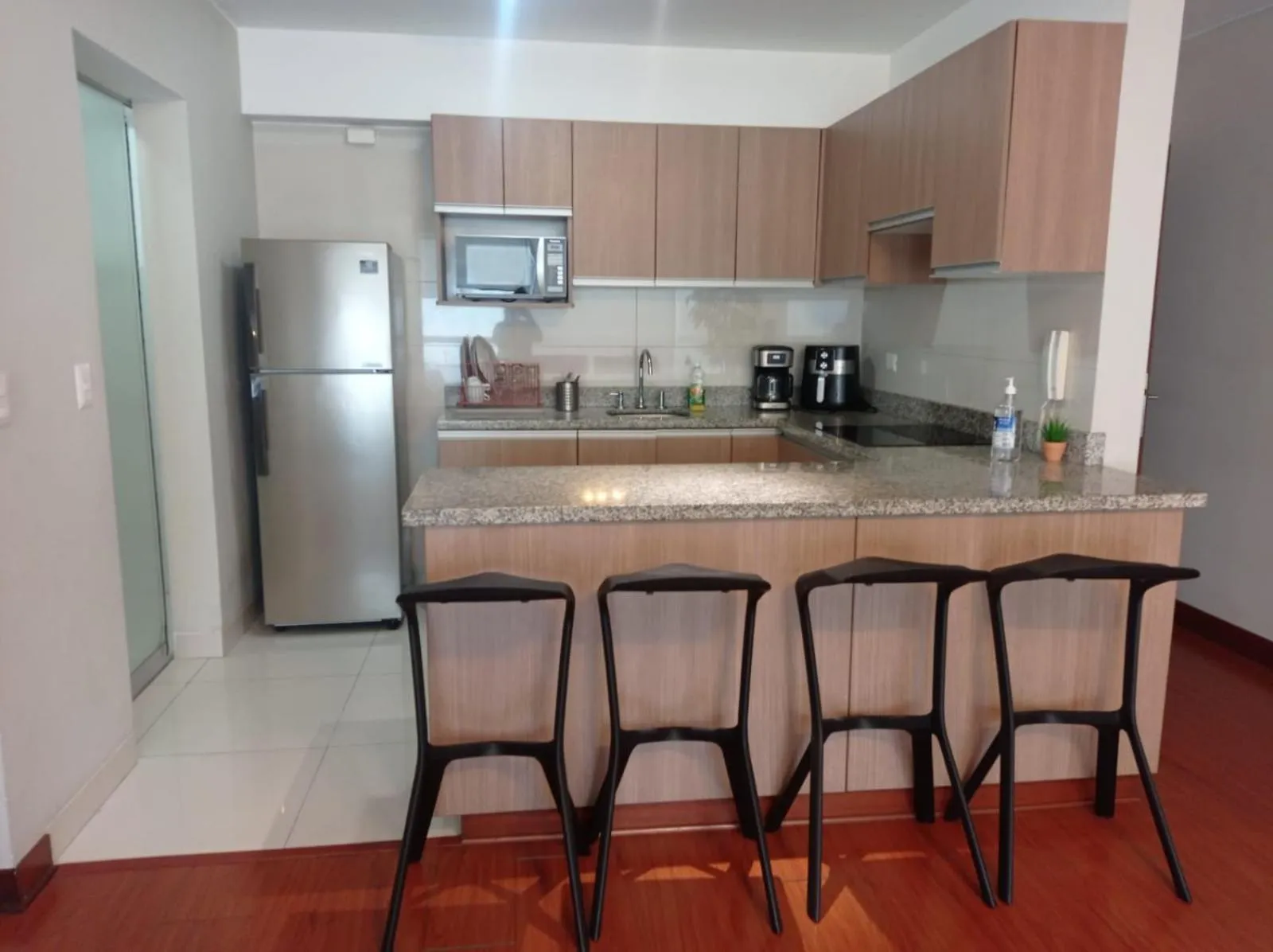 Kitchen or kitchenette in Mariel Hotel Boutique