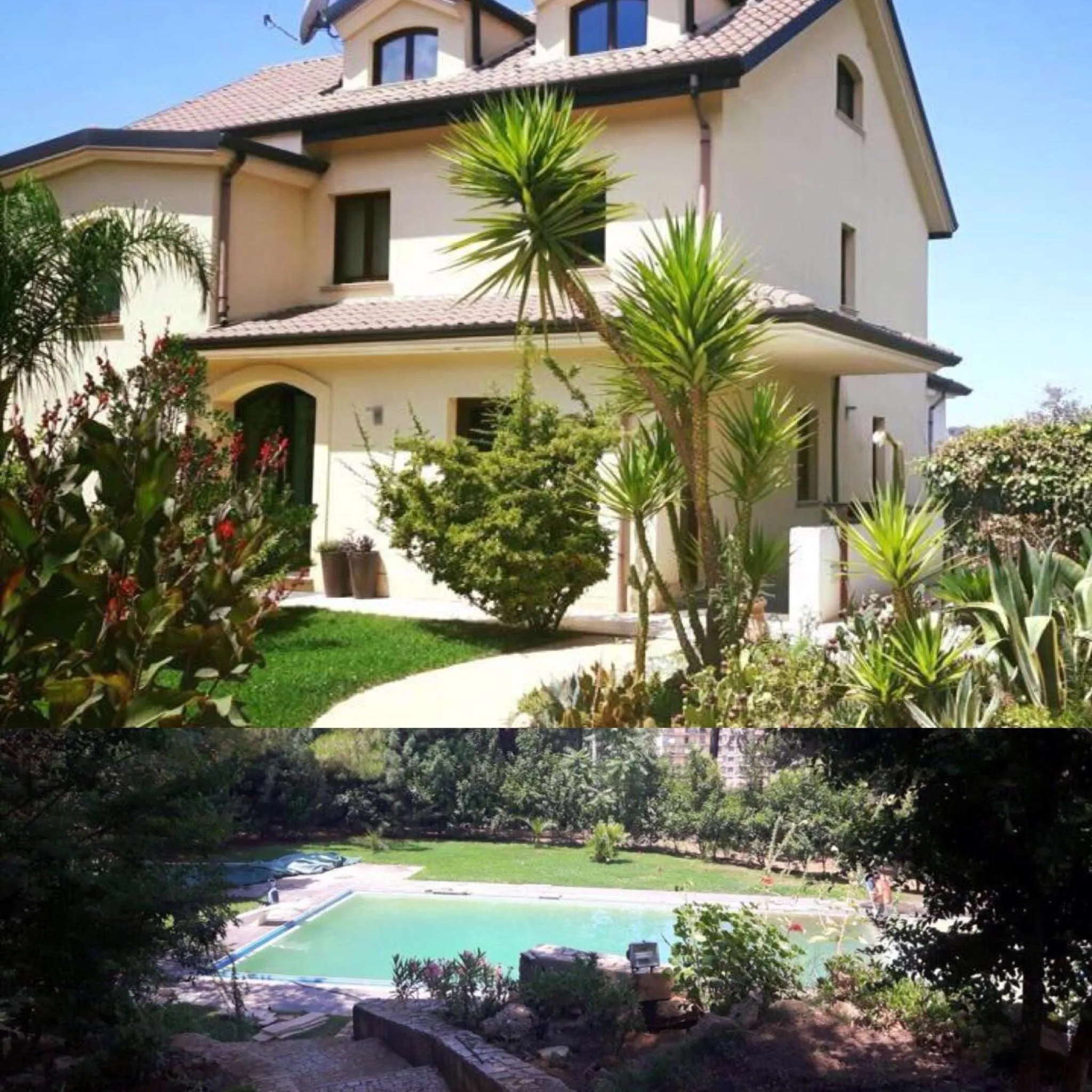 Facade/entrance in Villa La Mattina