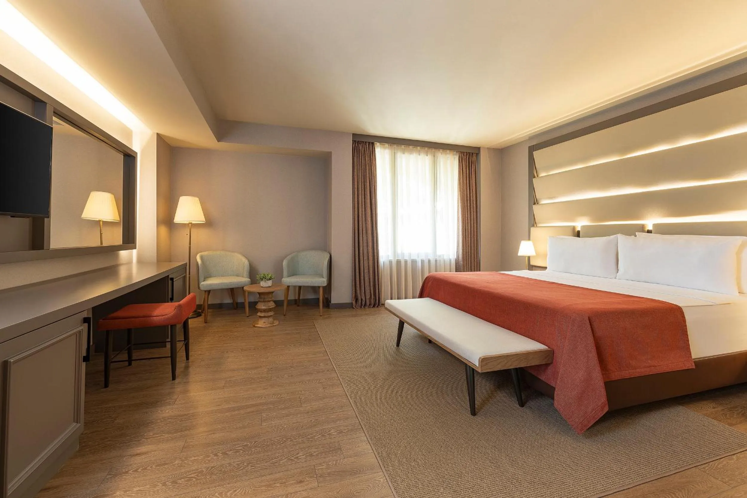 Bed in Sirene Belek Hotel