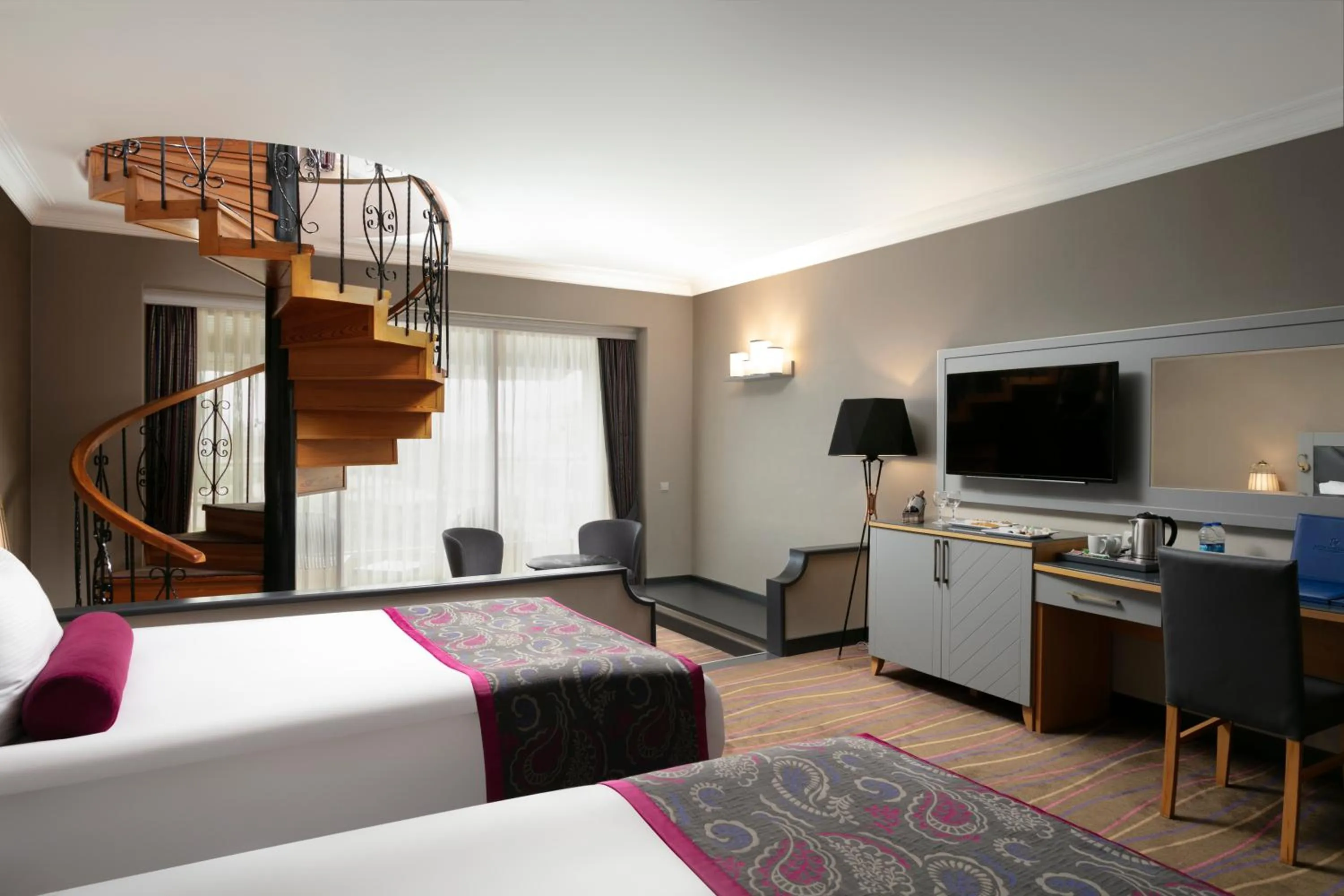 Bed in Sirene Belek Hotel