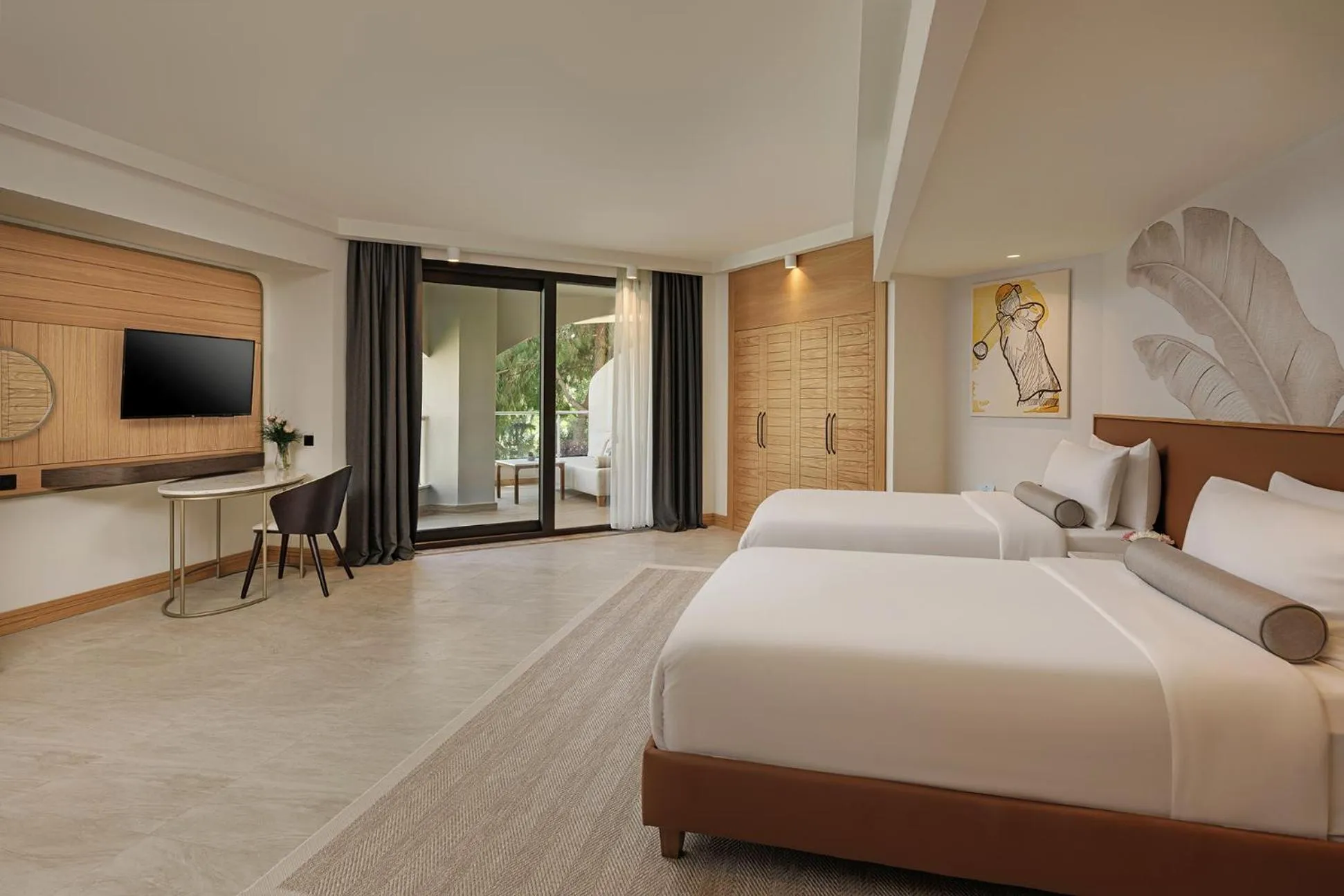 Property building, Bed in Sirene Belek Hotel