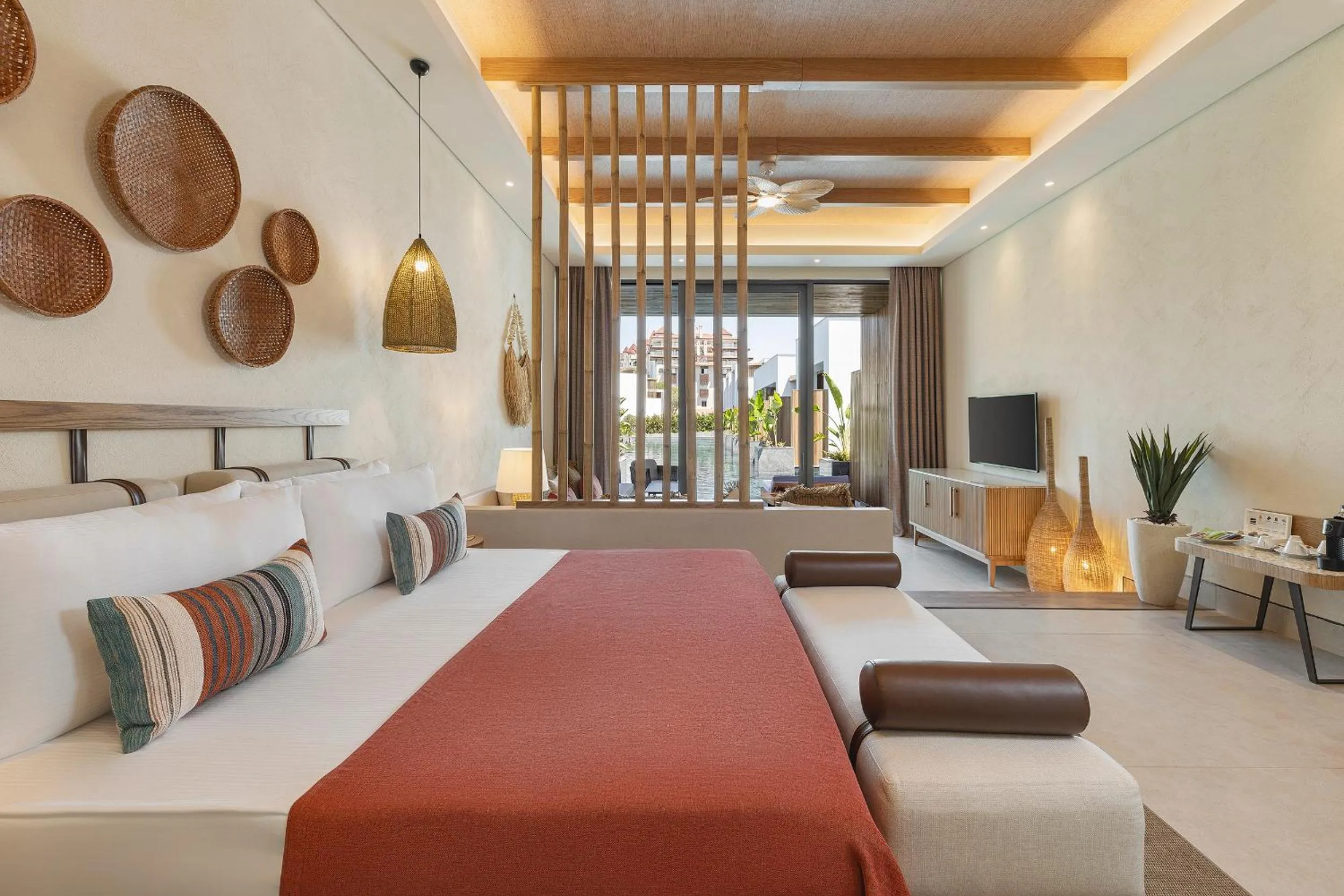 Bed in Sirene Belek Hotel