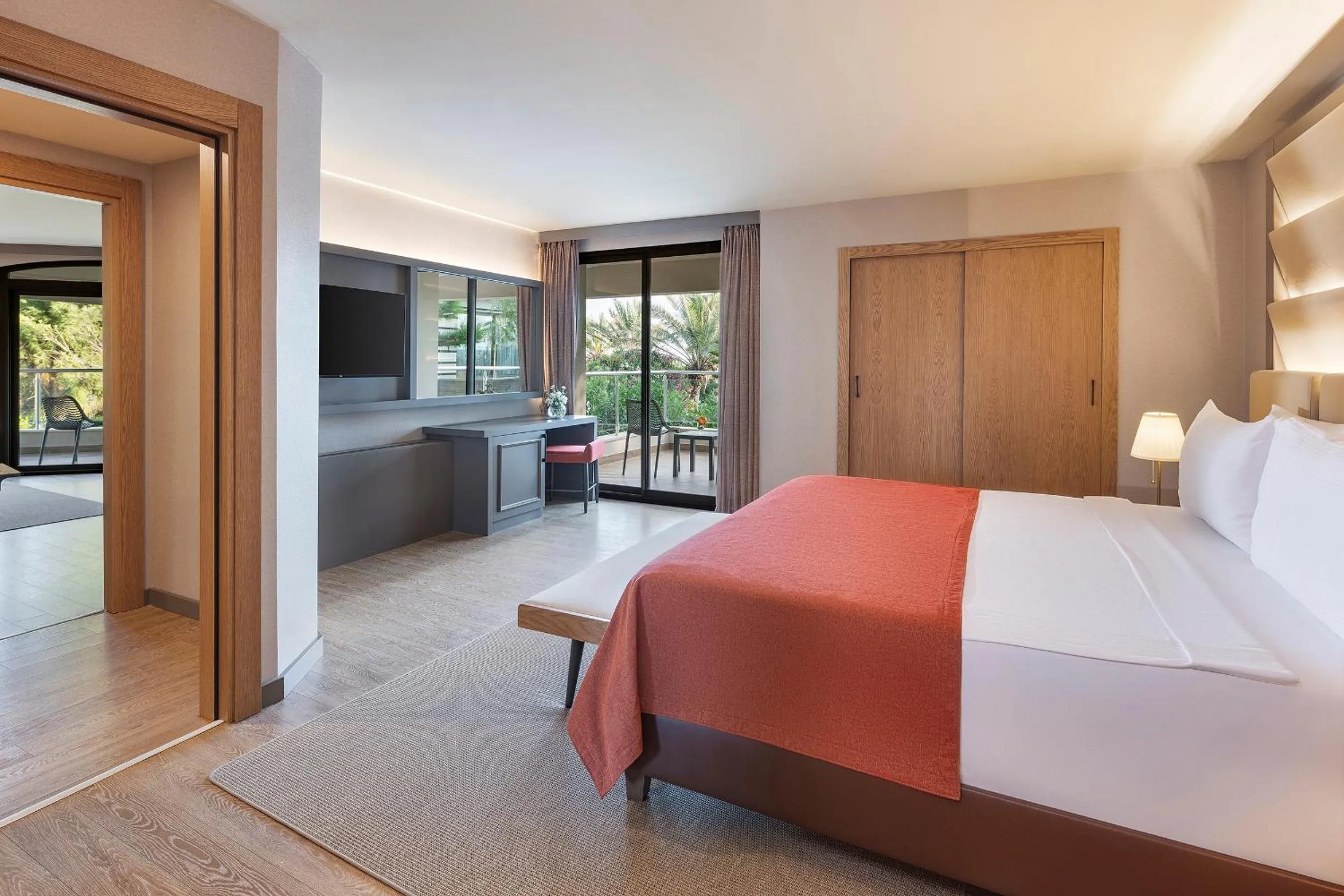 Bed in Sirene Belek Hotel