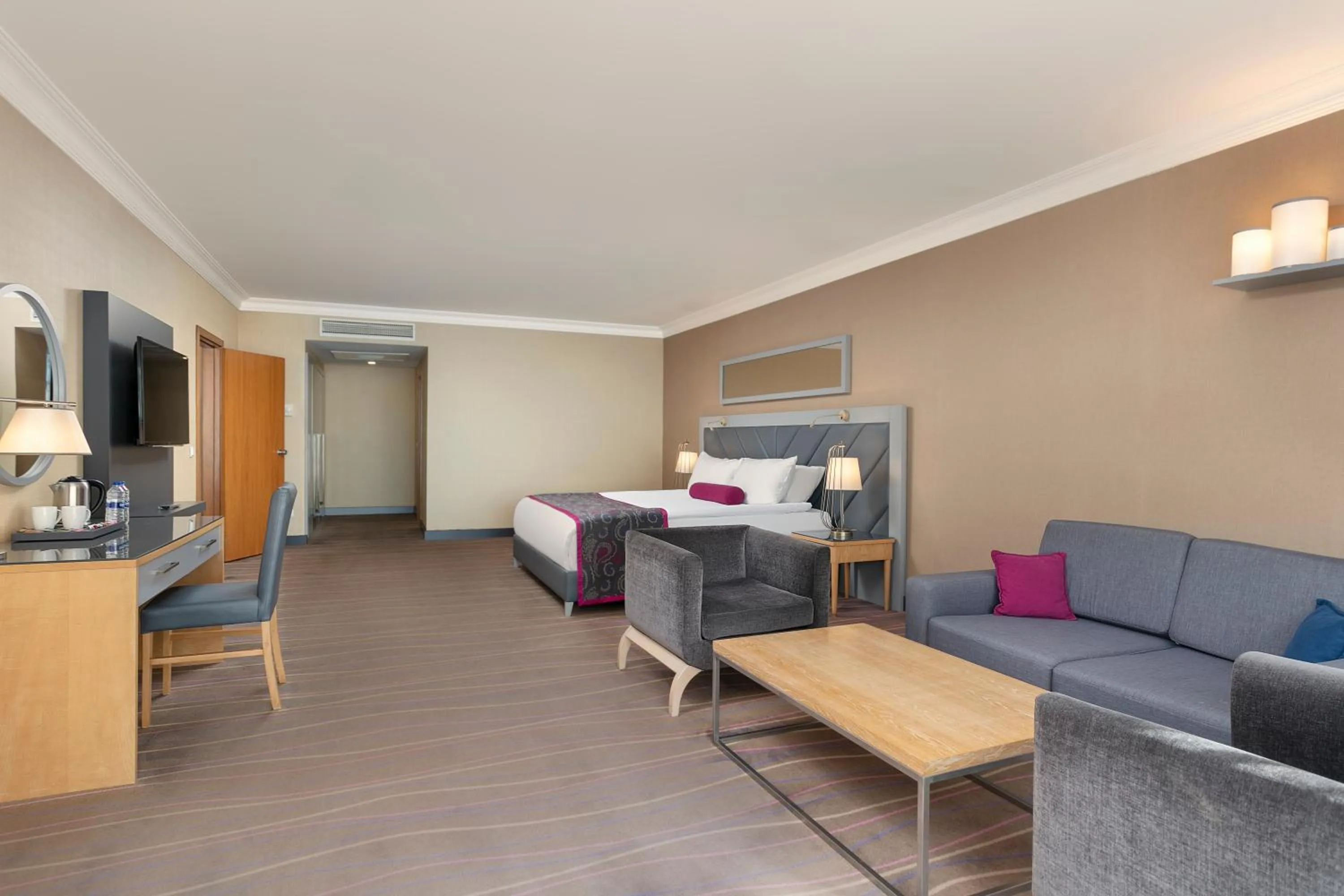 Bed in Sirene Belek Hotel