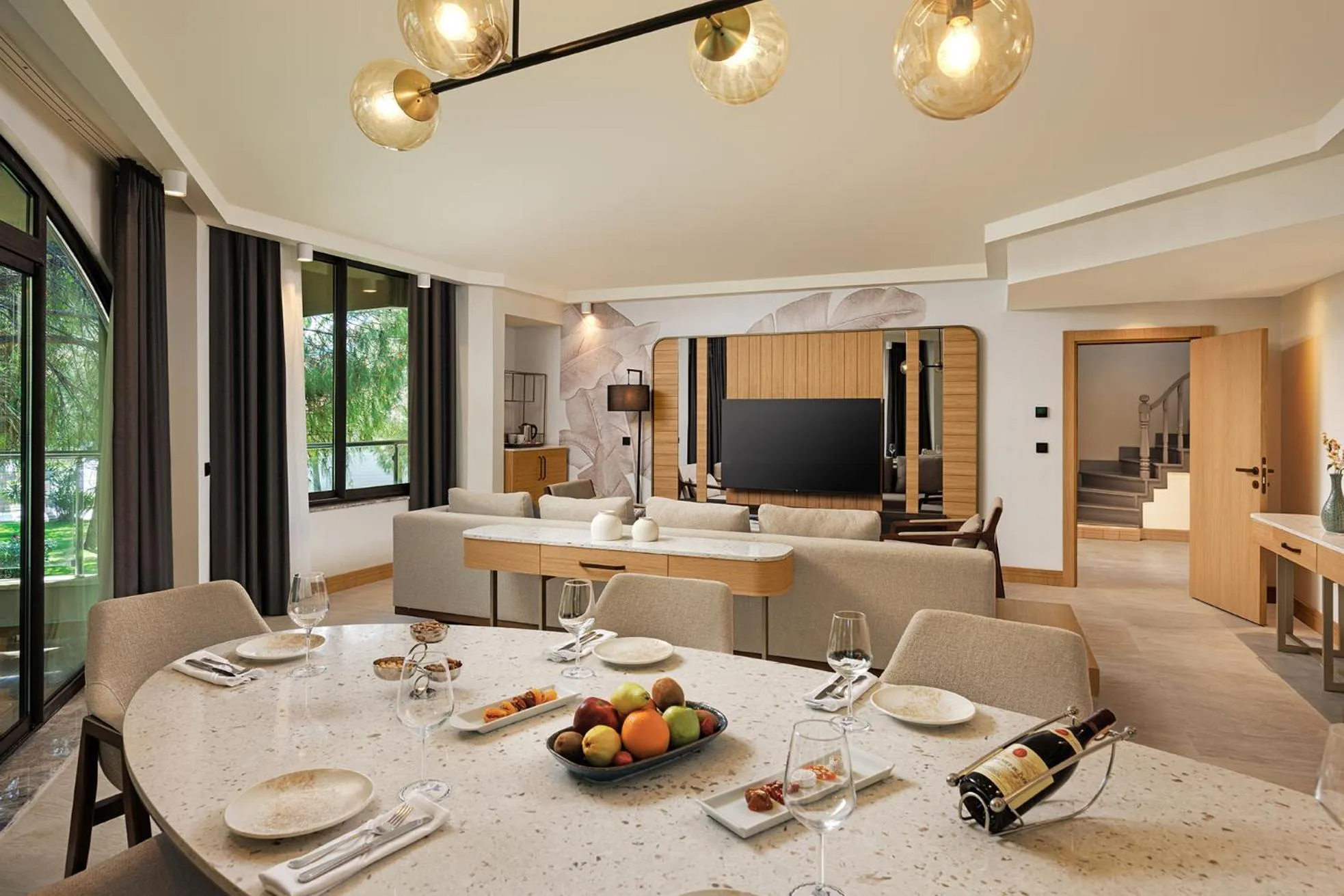 Living room in Sirene Belek Hotel