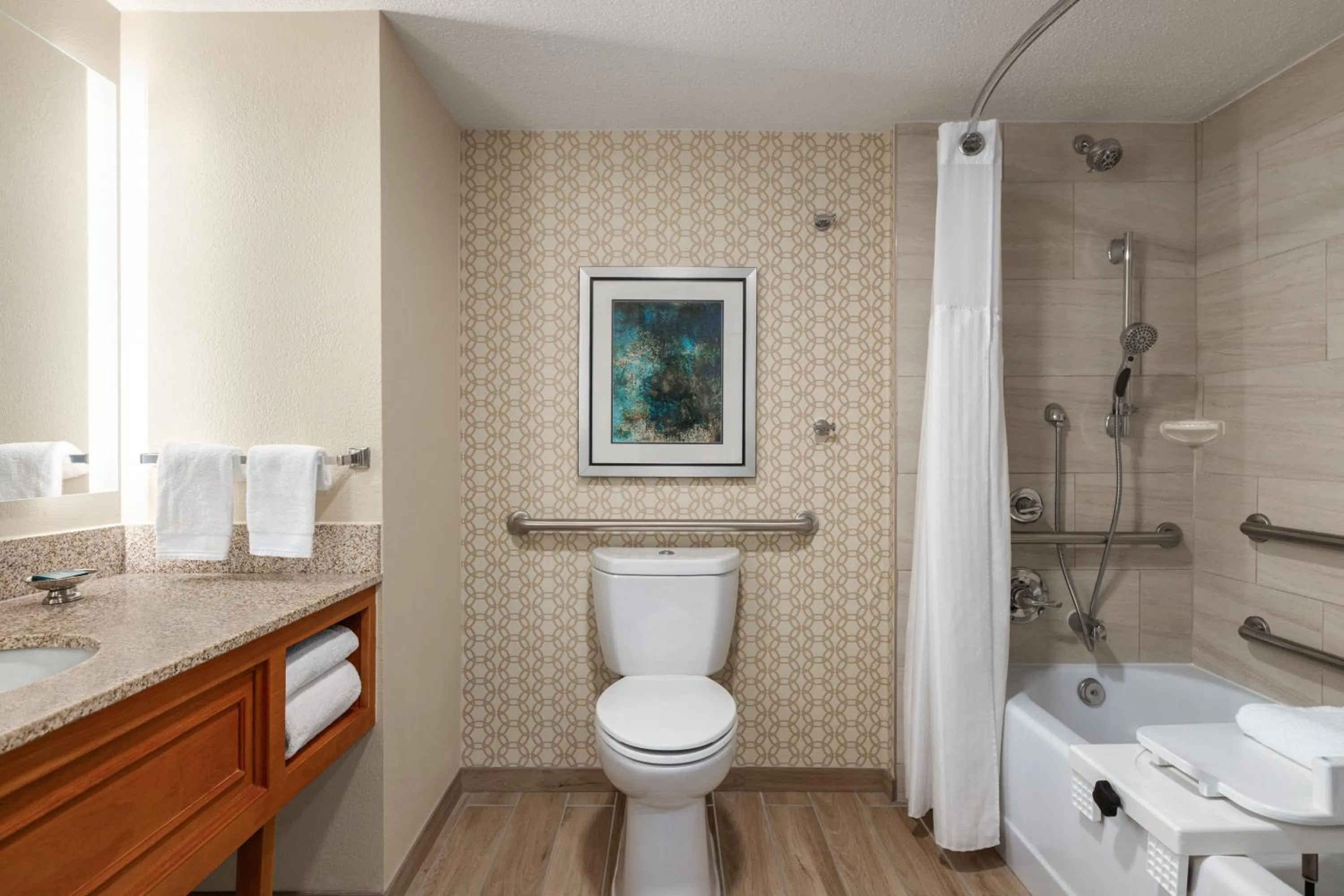 Bathroom in Crowne Plaza Hotel Fort Myers at Bell Tower Shops, an IHG Hotel