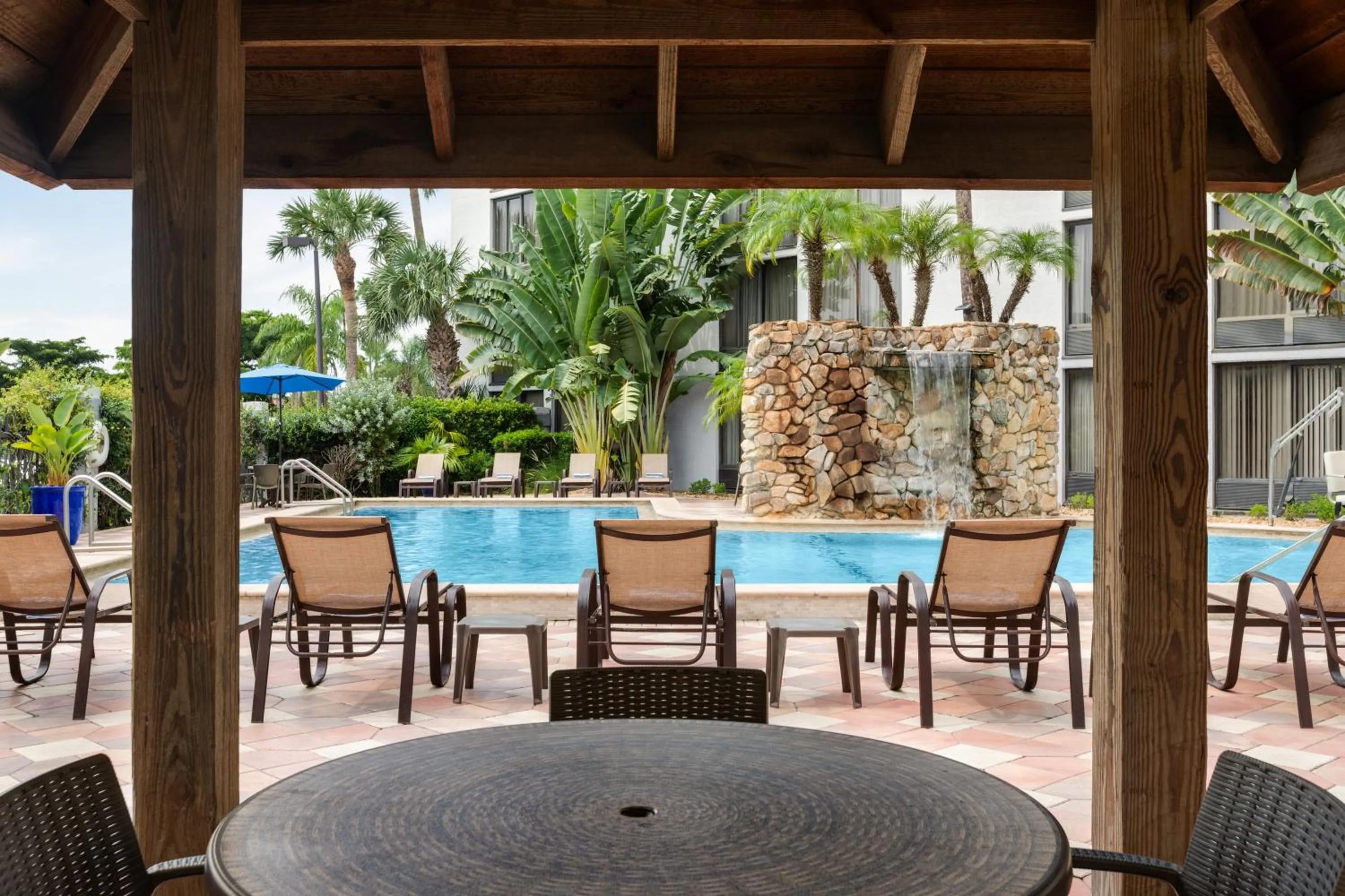 Swimming pool in Crowne Plaza Hotel Fort Myers at Bell Tower Shops, an IHG Hotel