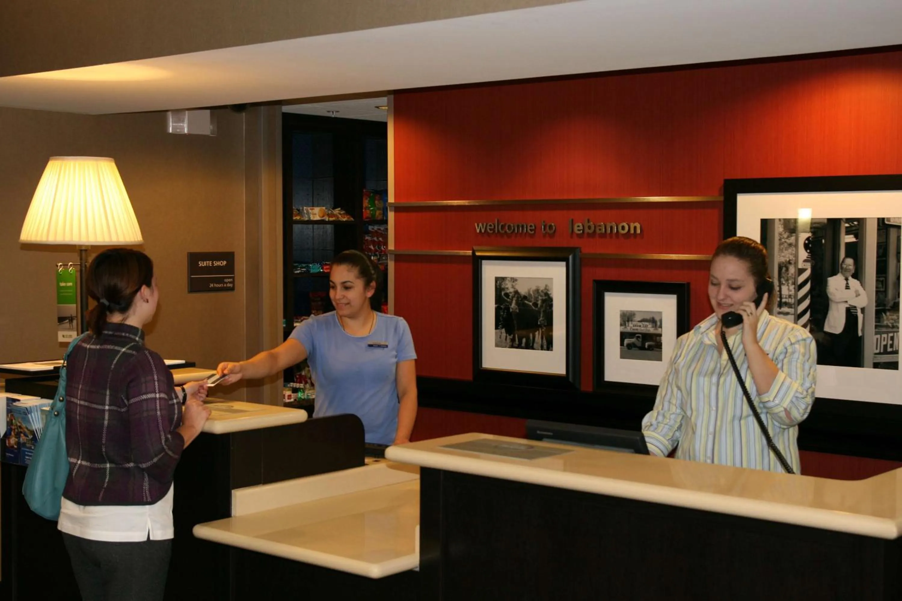 Lobby or reception in Hampton Inn & Suites Lebanon