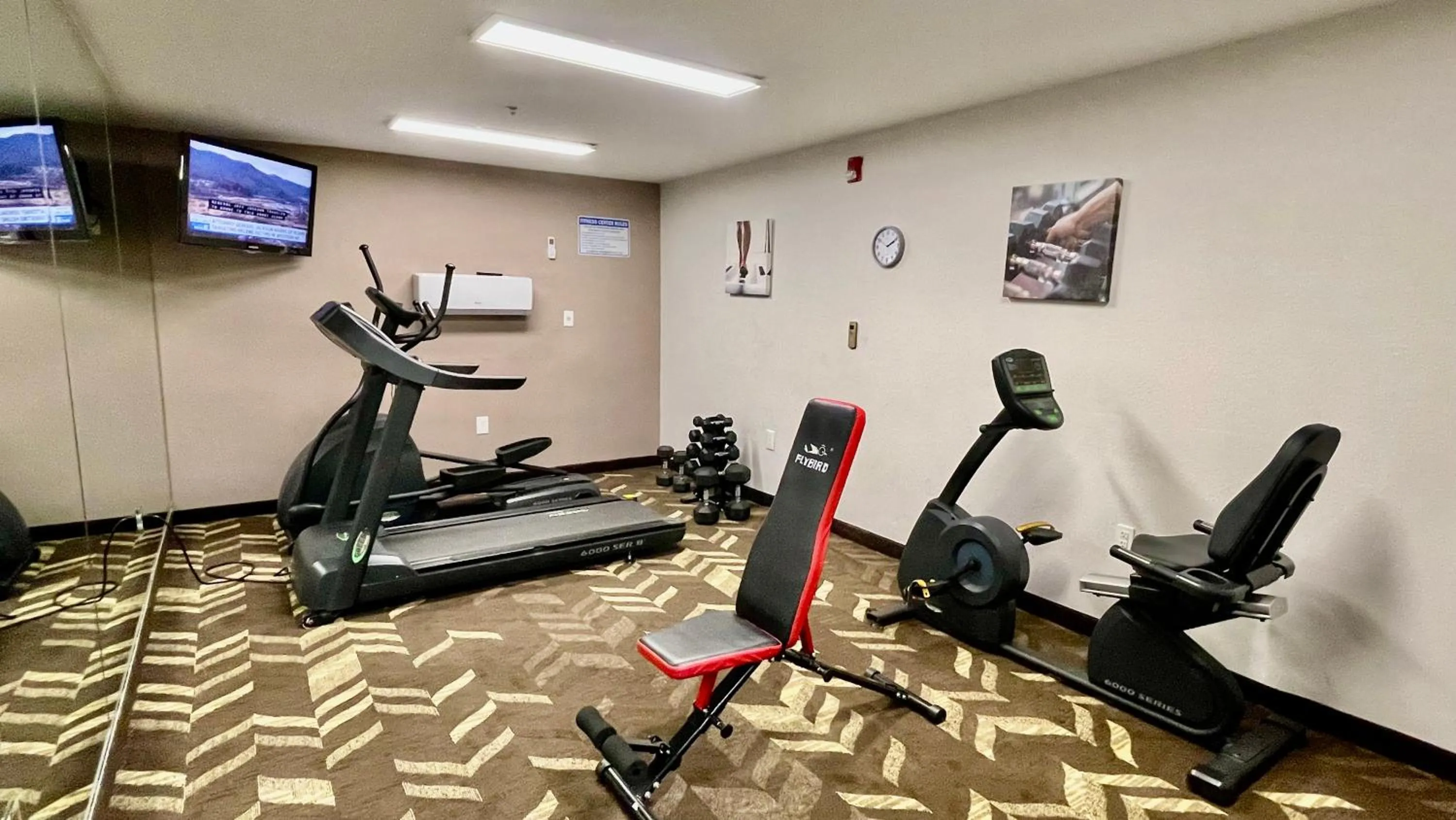 Fitness centre/facilities in Quality Inn & Suites Clemmons I-40