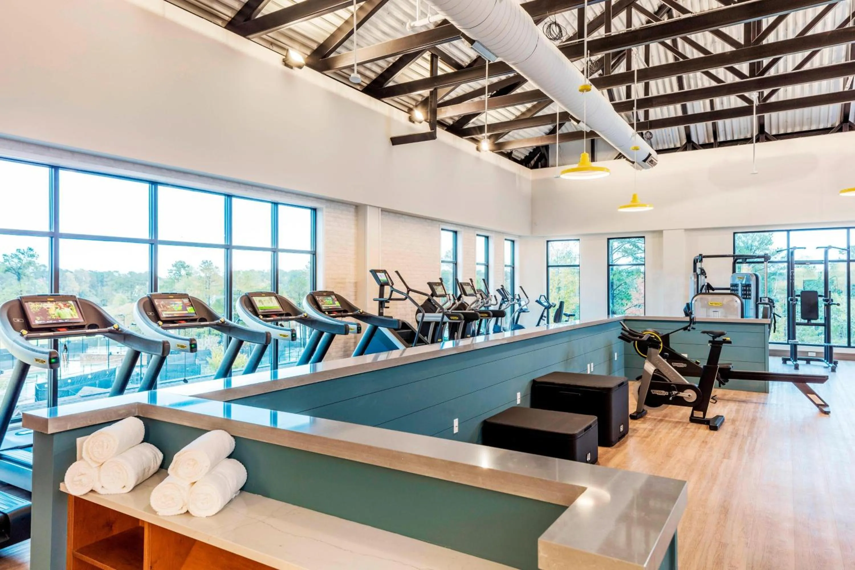 Fitness centre/facilities in Auburn Marriott Opelika Resort & Spa at Grand National