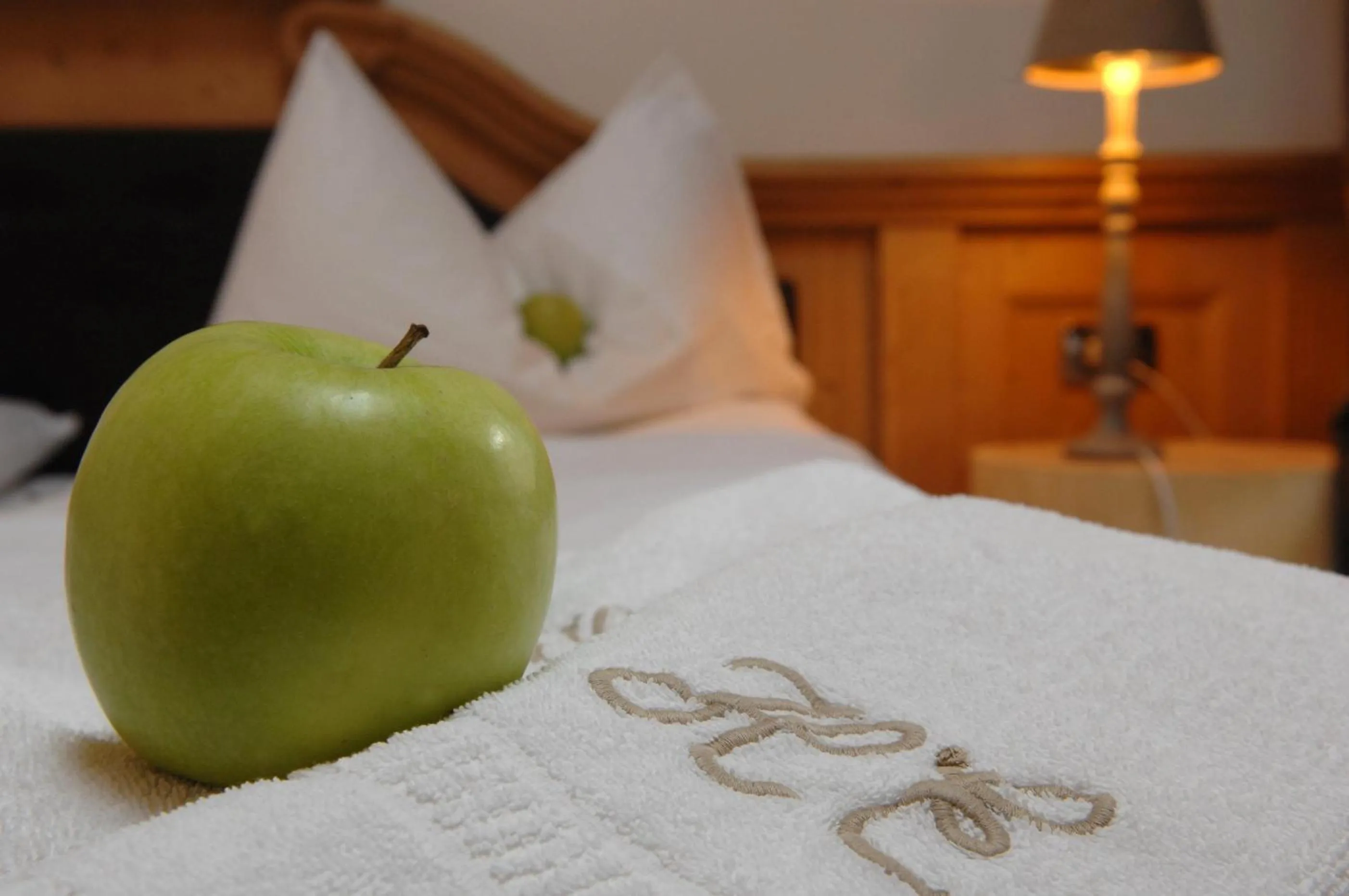 Decorative detail, Bed in Romantic Hotel Excelsior