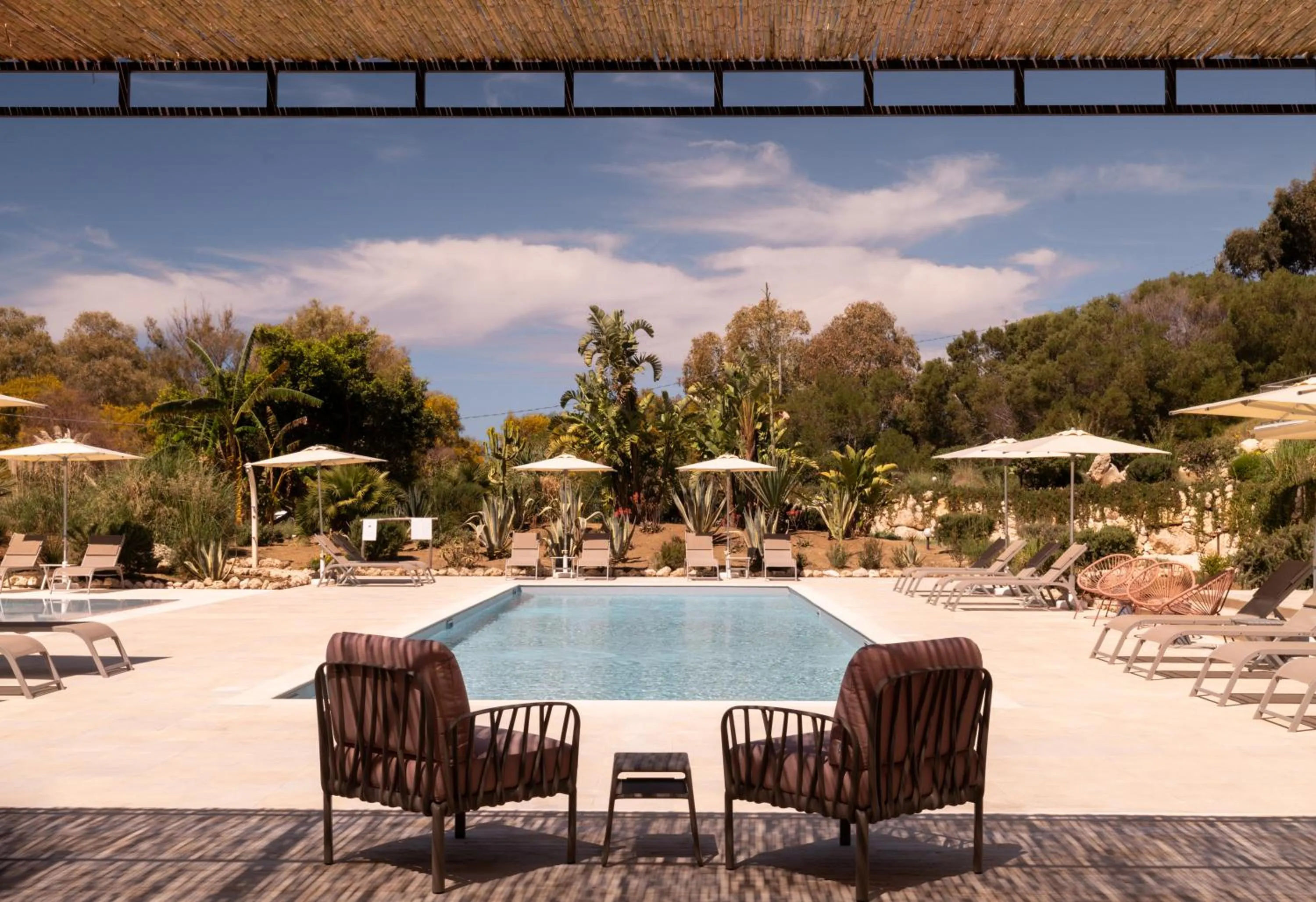 Swimming pool in Luna Minoica Suites and Apartments