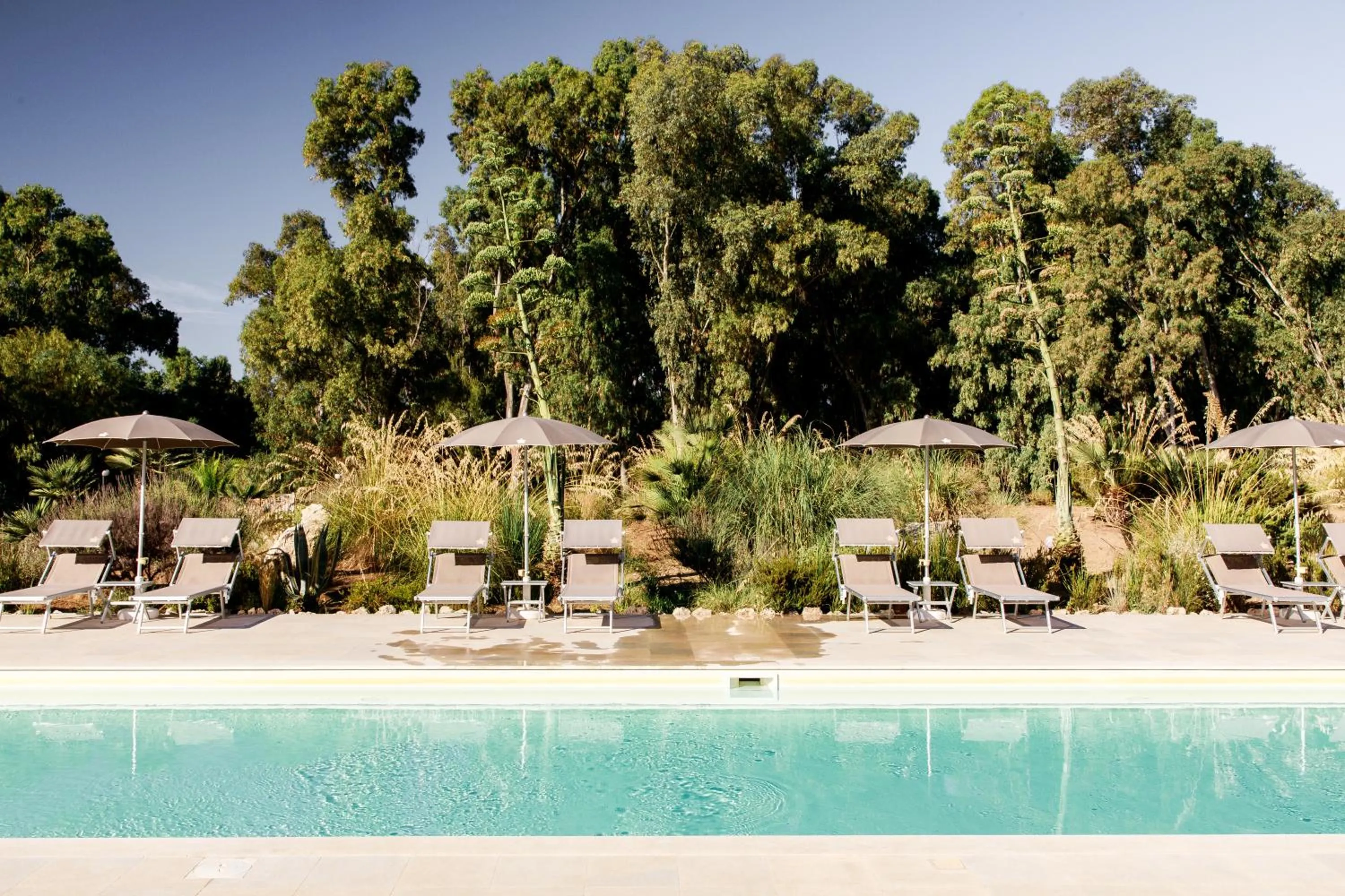 Swimming pool in Luna Minoica Suites and Apartments