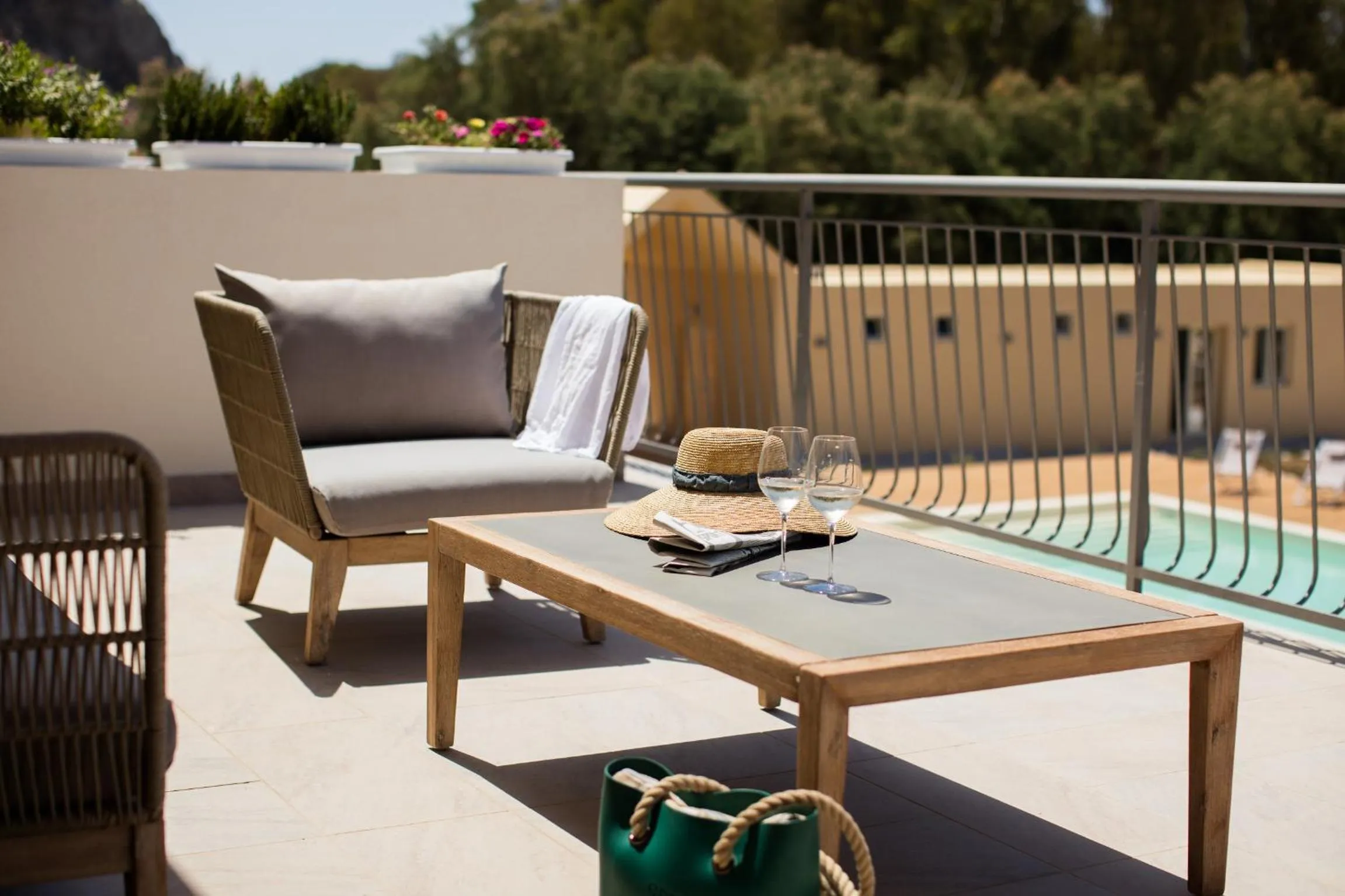 Balcony/Terrace in Luna Minoica Suites and Apartments