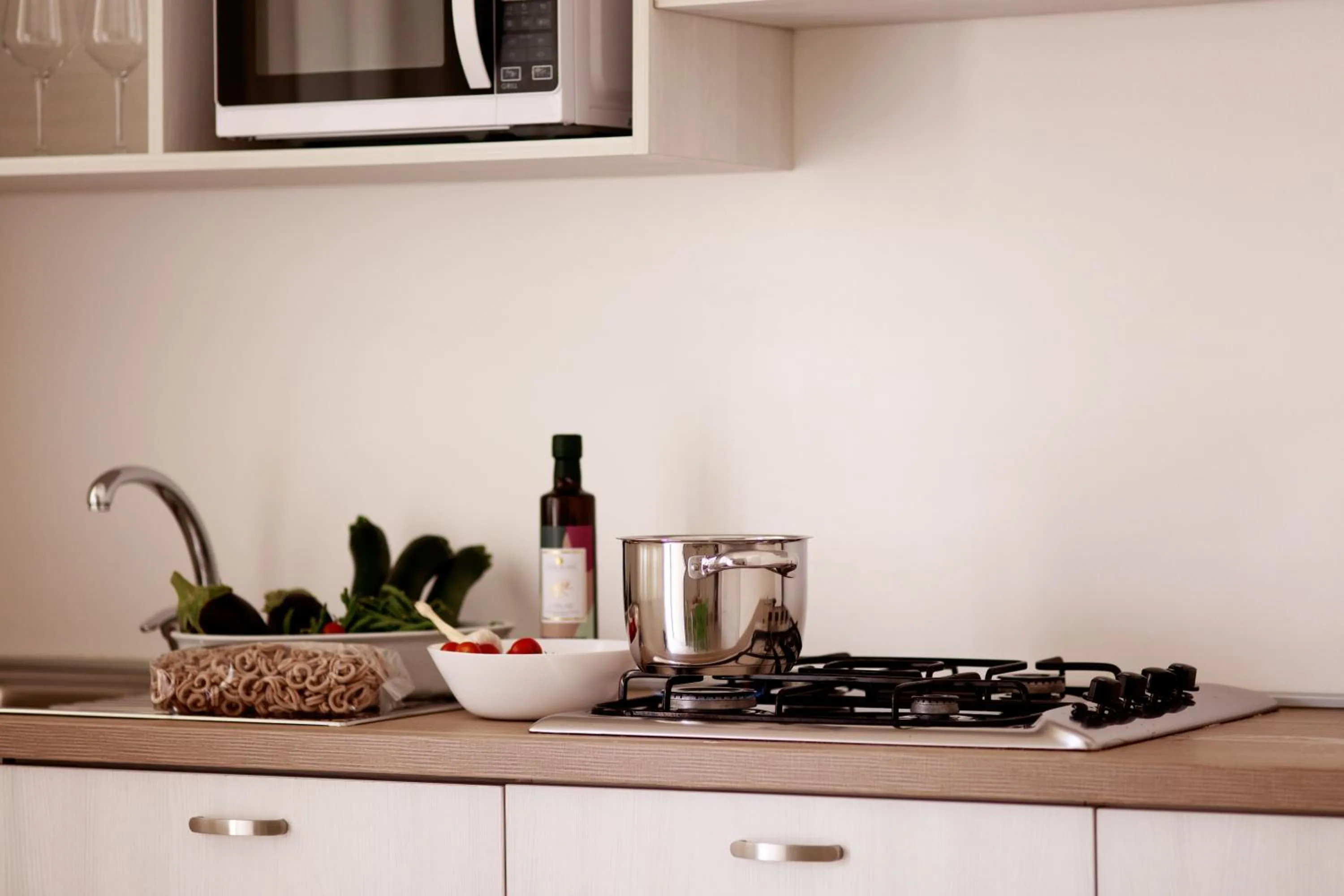 Kitchen or kitchenette in Luna Minoica Suites and Apartments