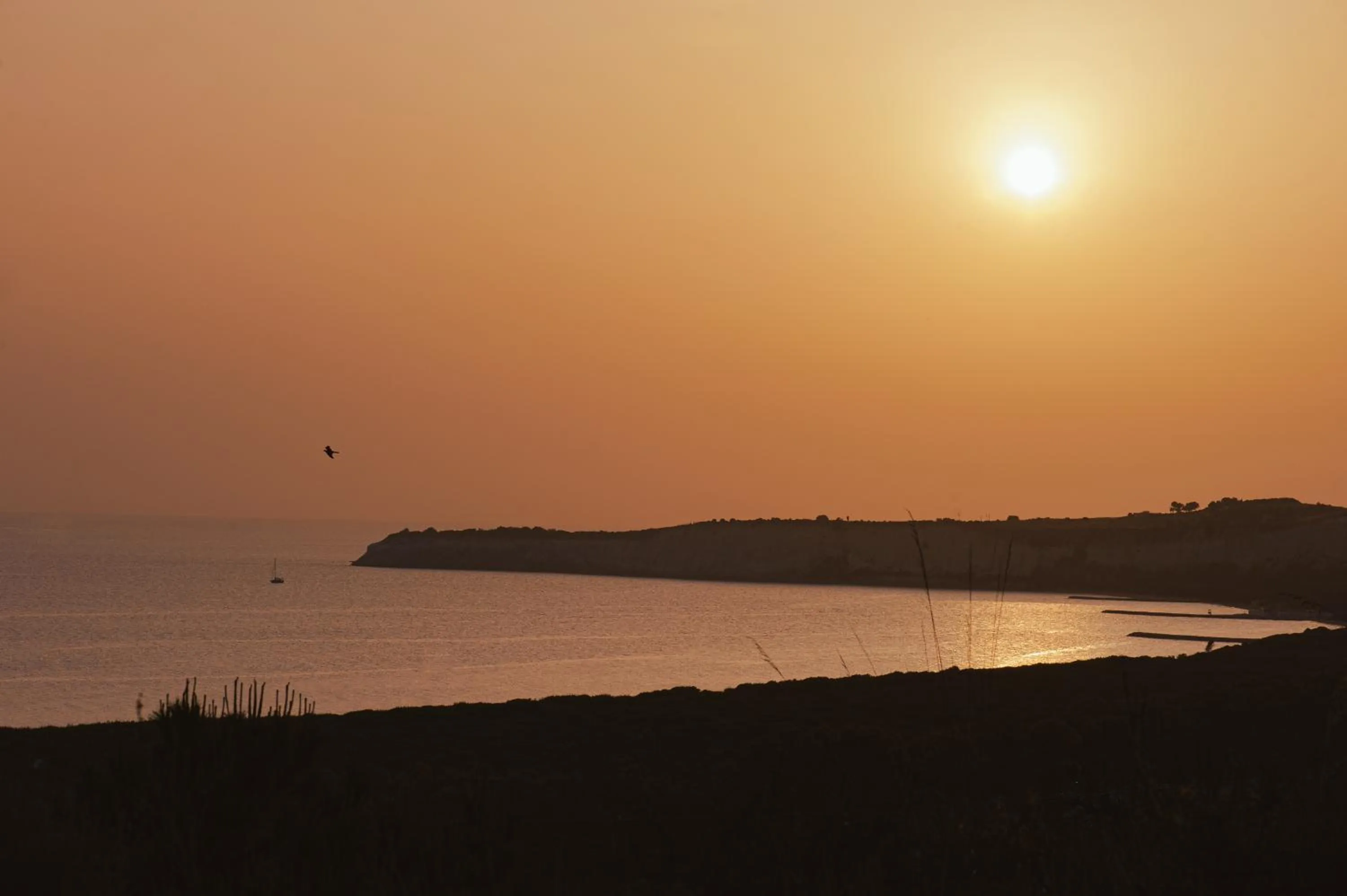 Sunset in Luna Minoica Suites and Apartments