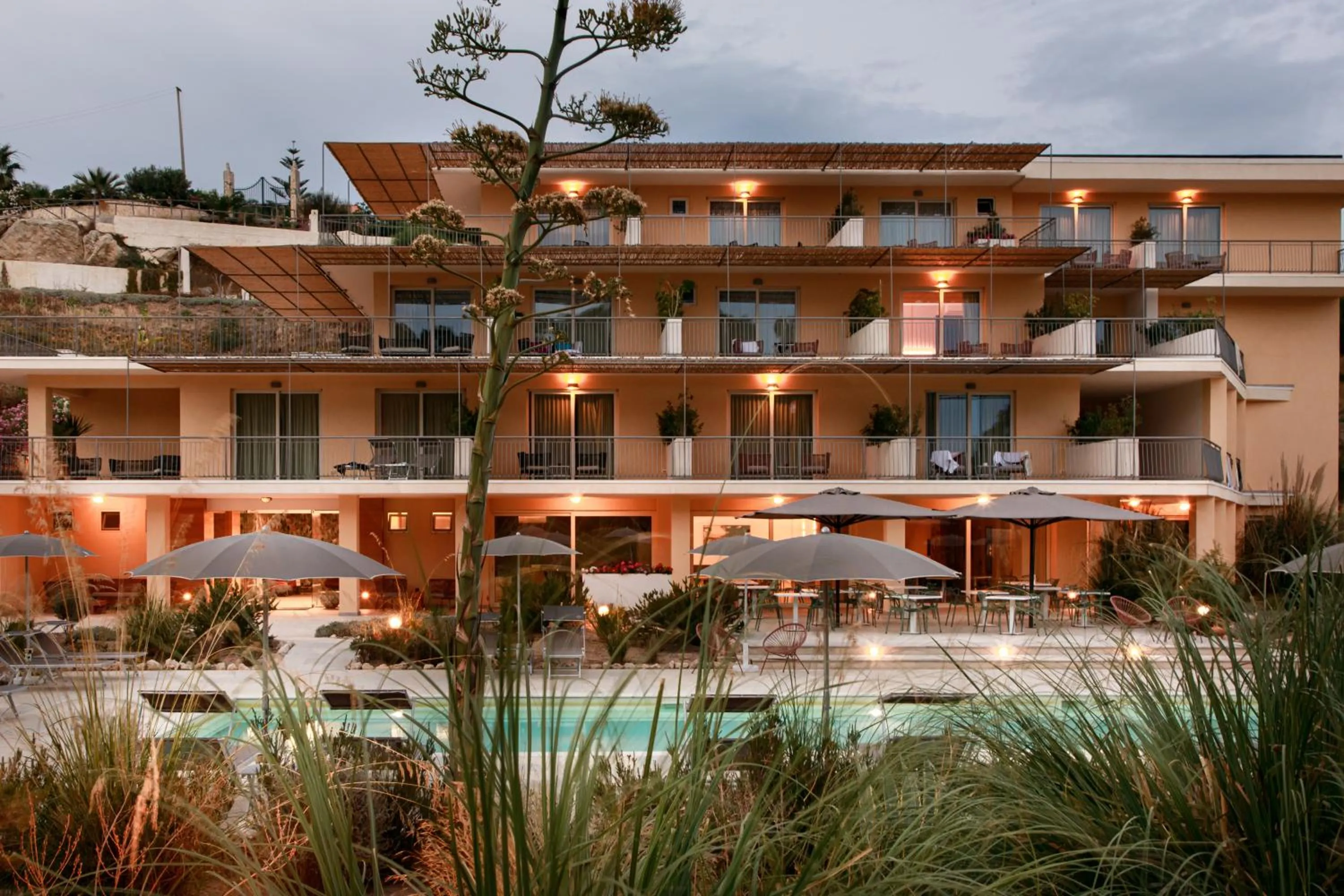 Property building in Luna Minoica Suites and Apartments