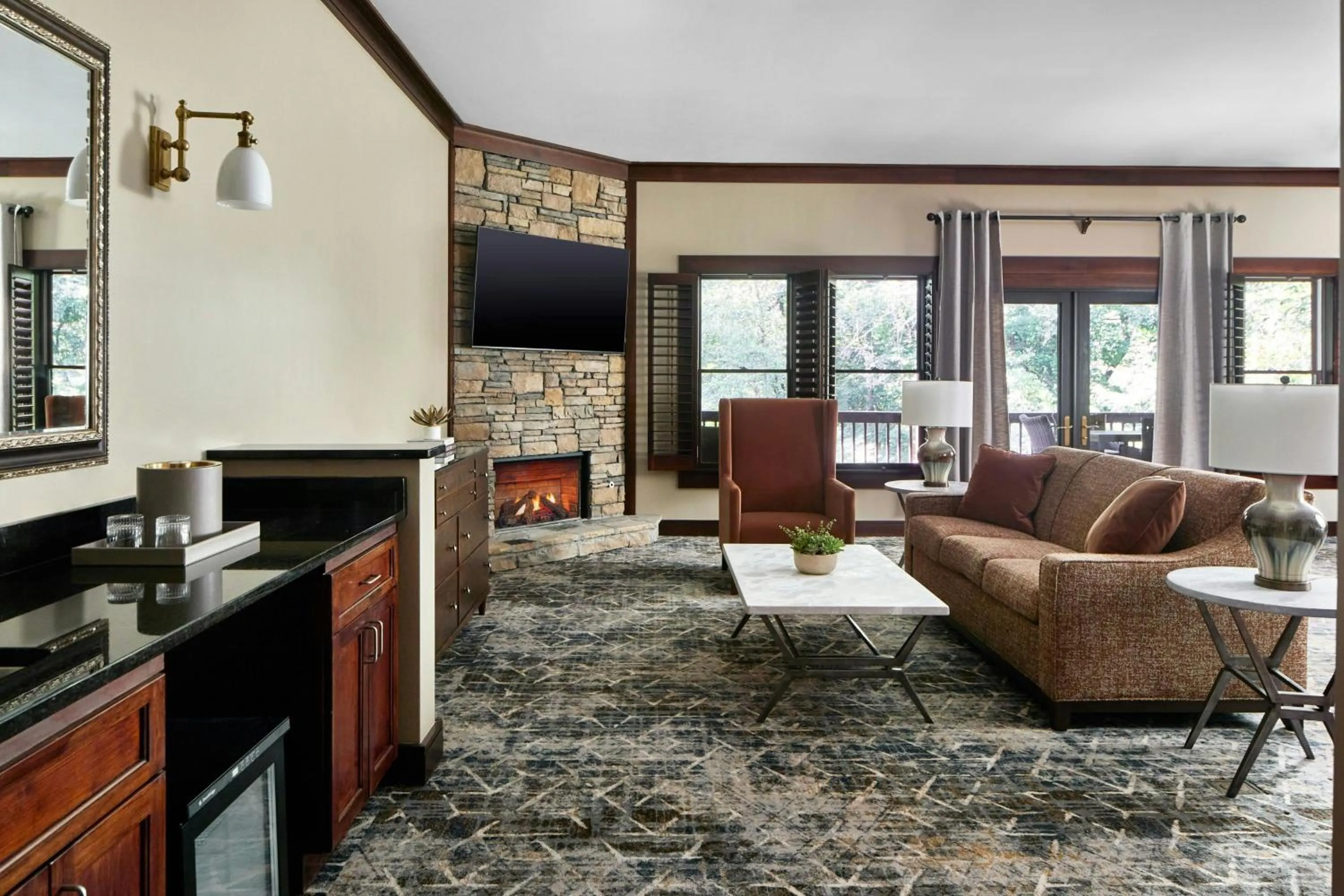 Living room in Montgomery Marriott Prattville Hotel & Conf Ctr at Capitol Hill