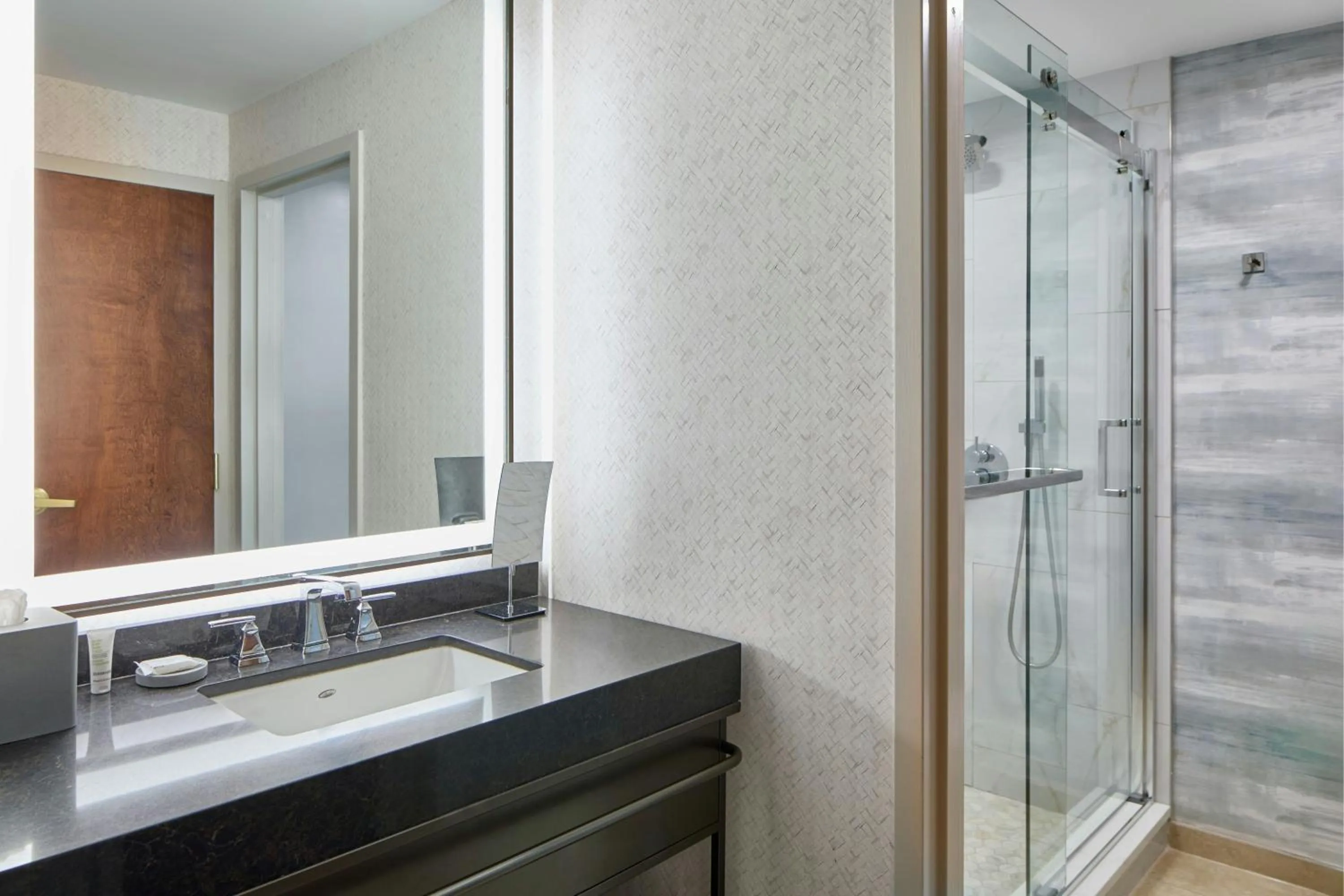 Bathroom in Montgomery Marriott Prattville Hotel & Conf Ctr at Capitol Hill