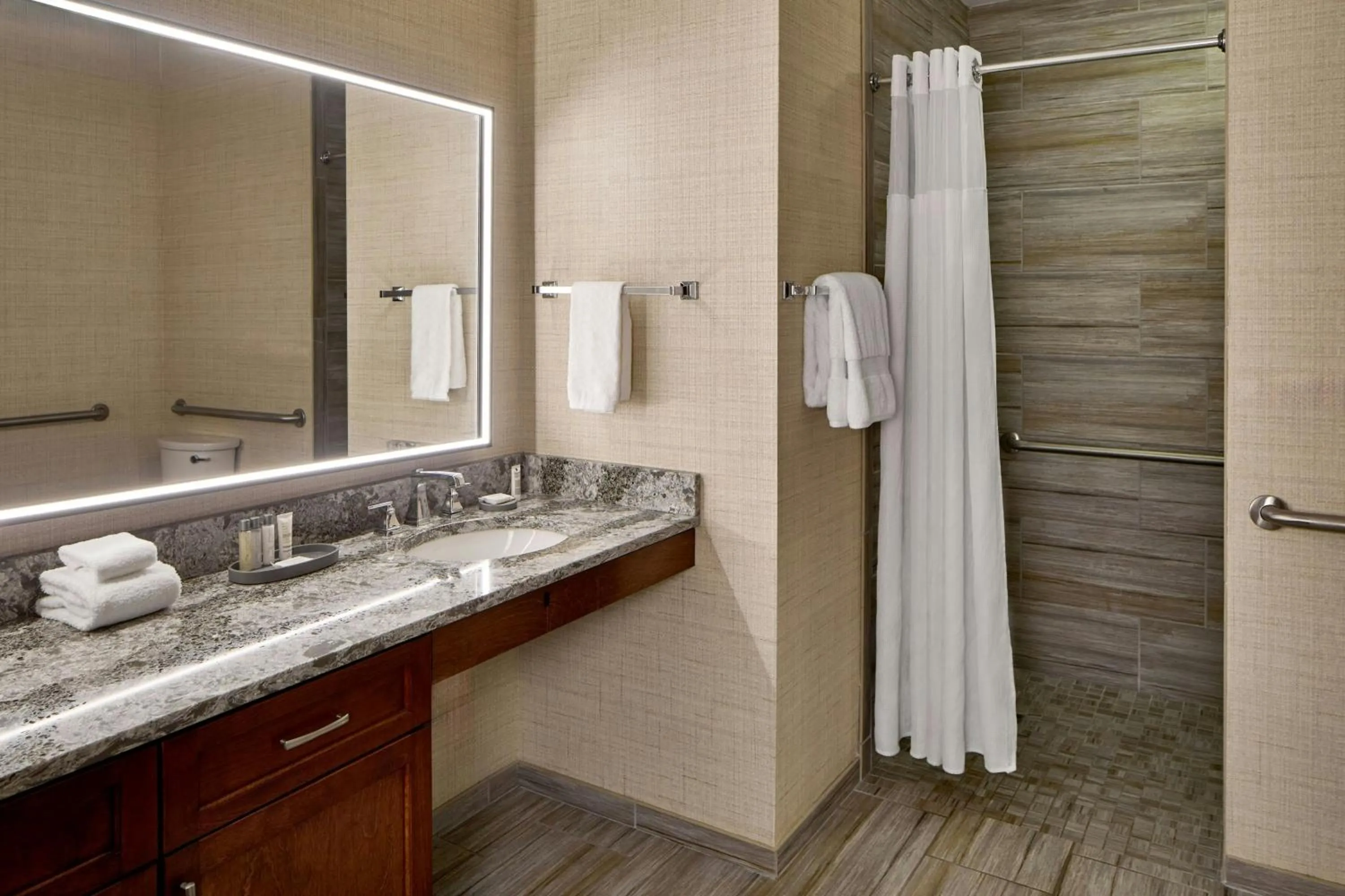 Bathroom in Montgomery Marriott Prattville Hotel & Conf Ctr at Capitol Hill