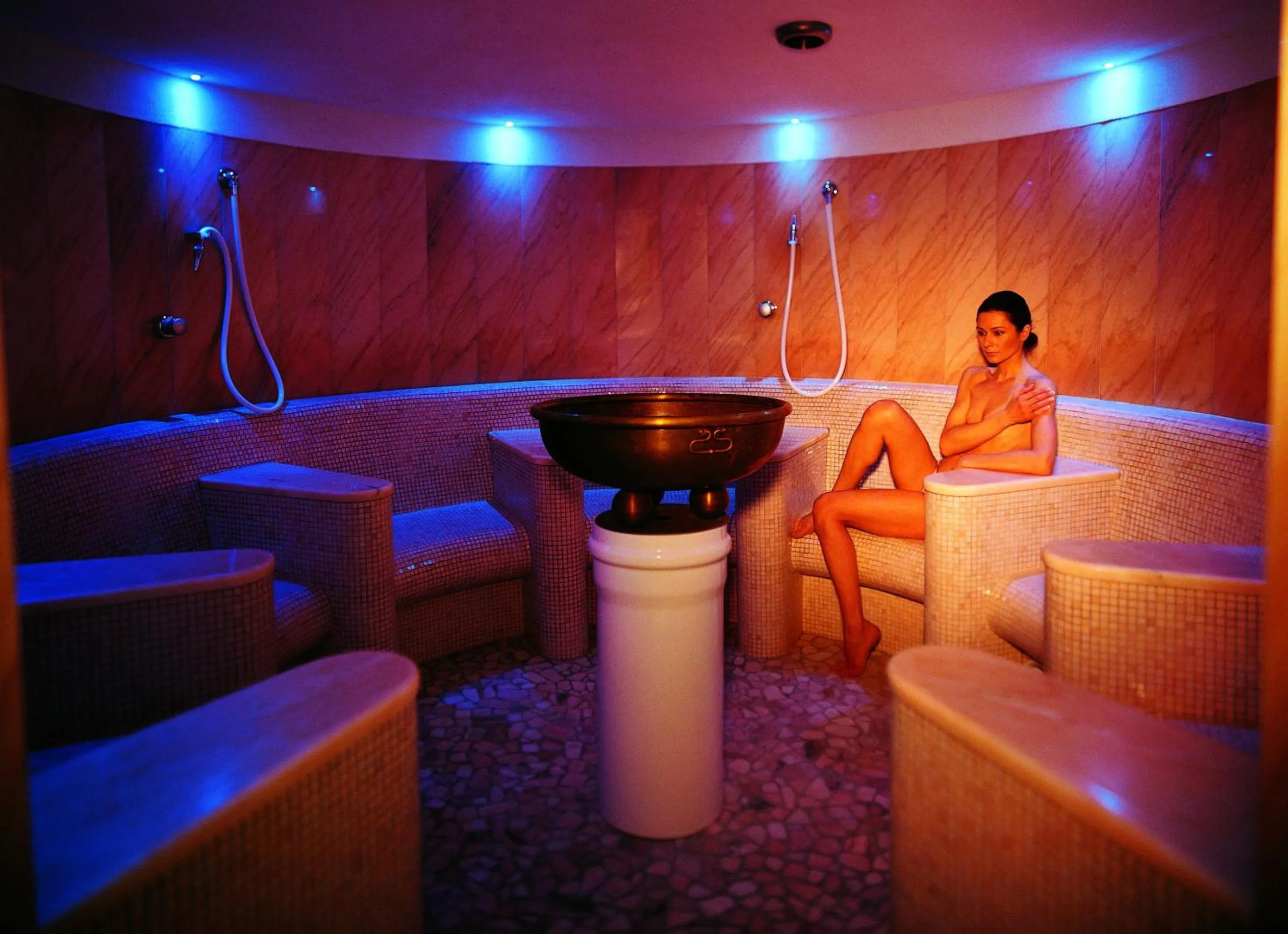 Sauna in Romantik Hotel Post