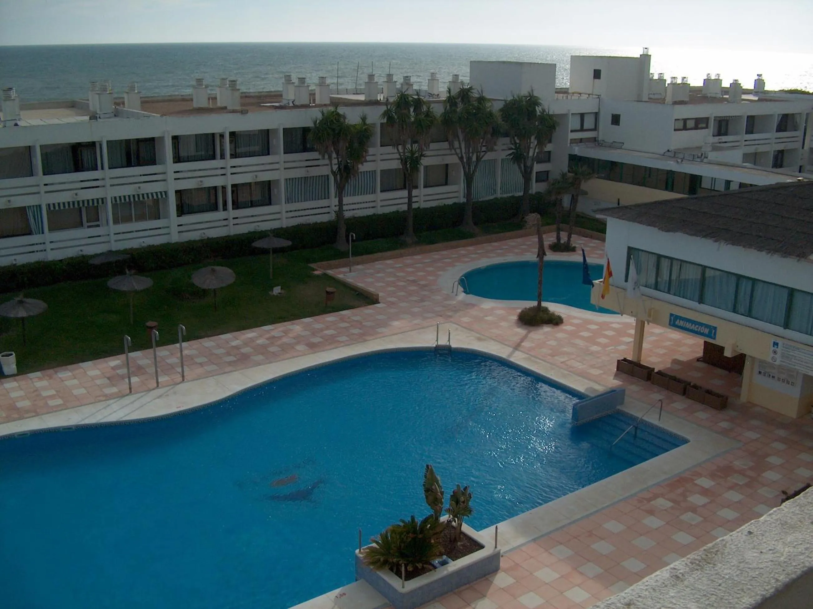 Facade/entrance in Hotel Flamero