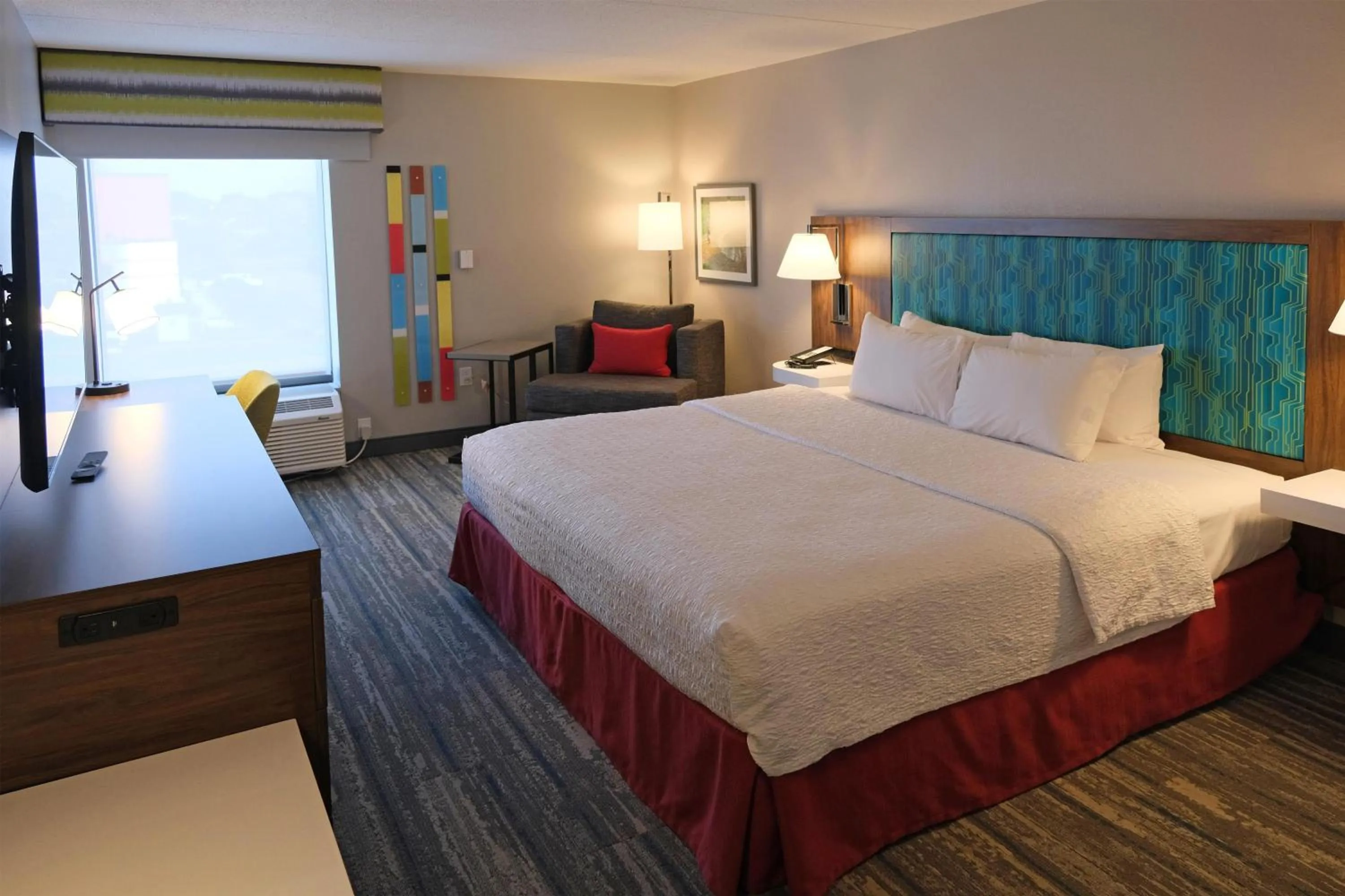 Bed in Hampton Inn Lima