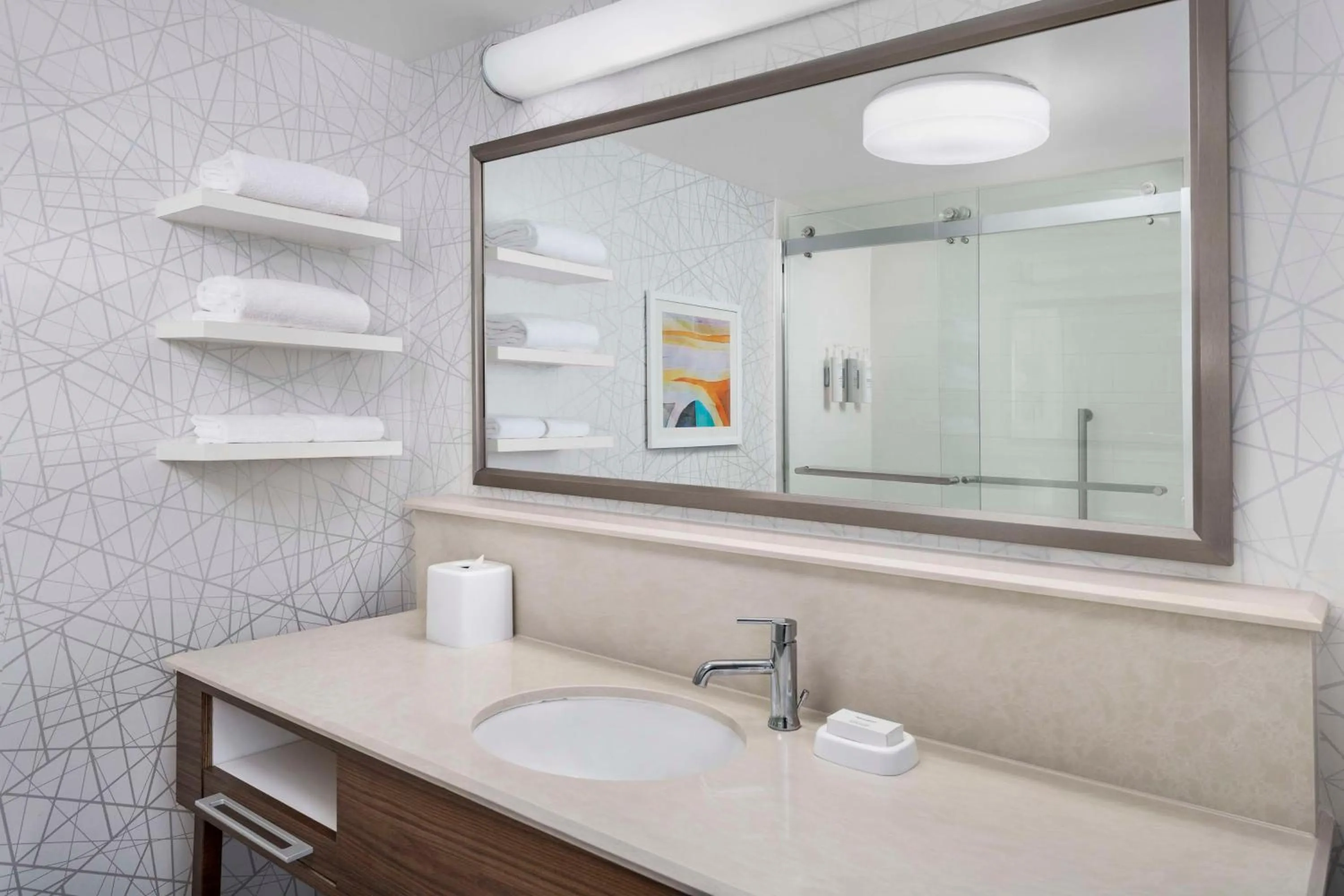 Bathroom in Hampton Inn & Suites at Lake Mary Colonial Townpark