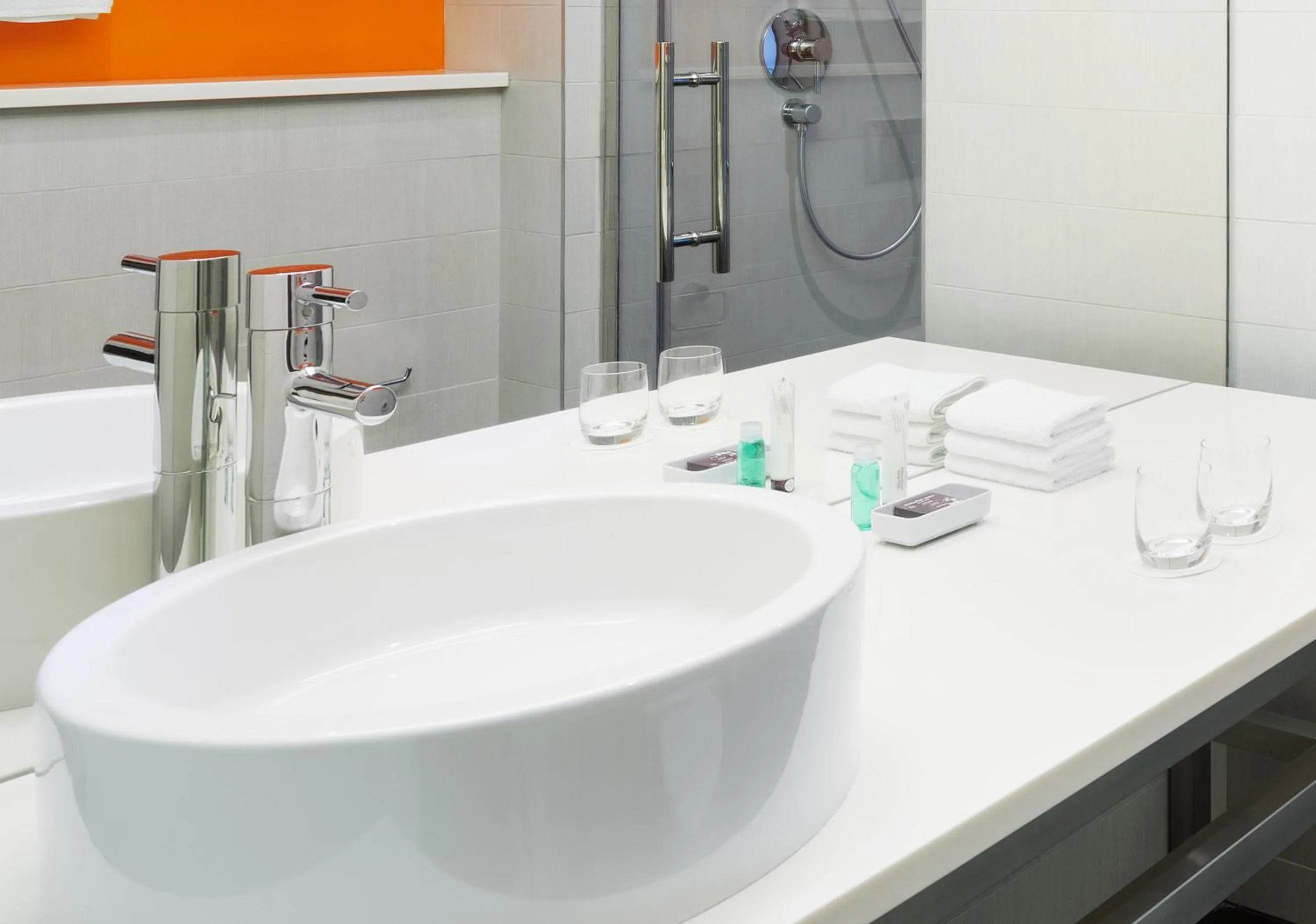 Toilet in Aloft Dhahran Hotel