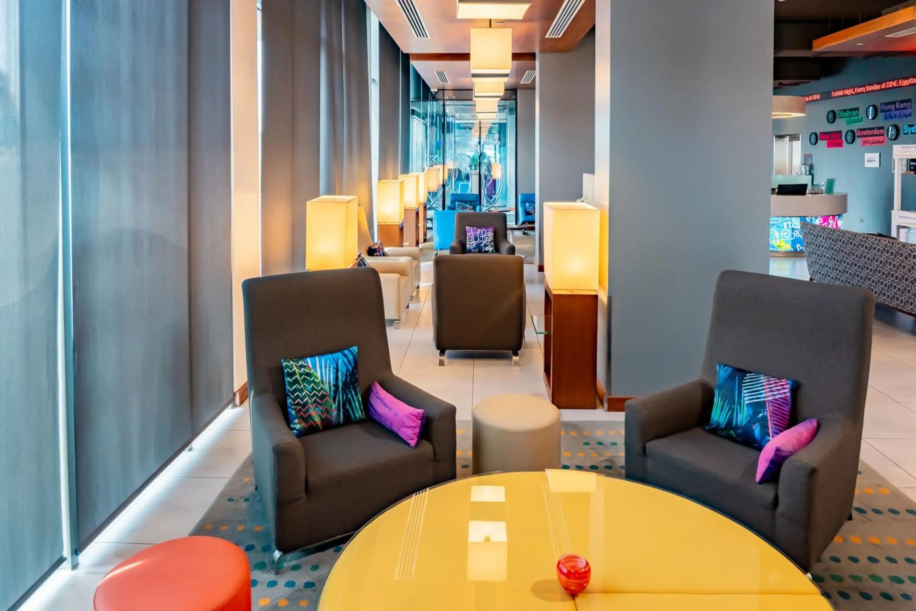 Lobby or reception in Aloft Dhahran Hotel