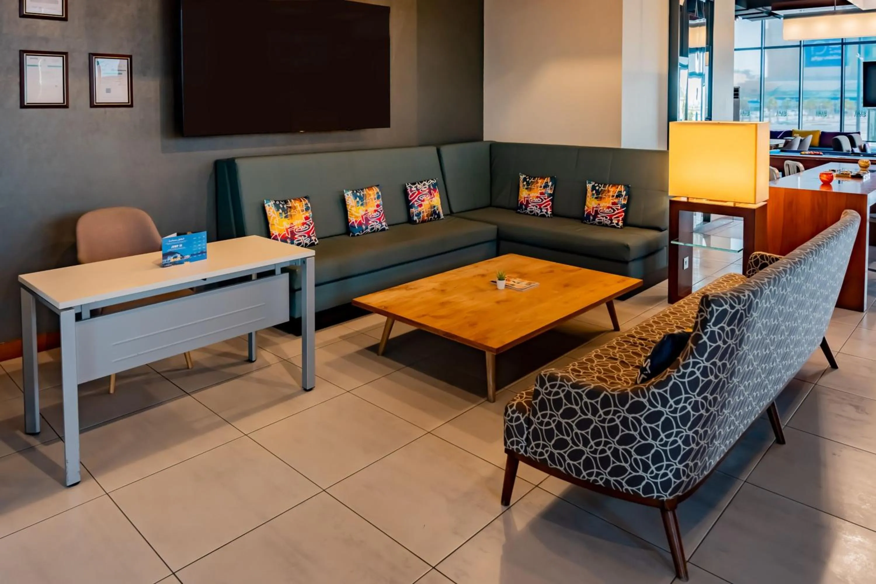 Lobby or reception in Aloft Dhahran Hotel