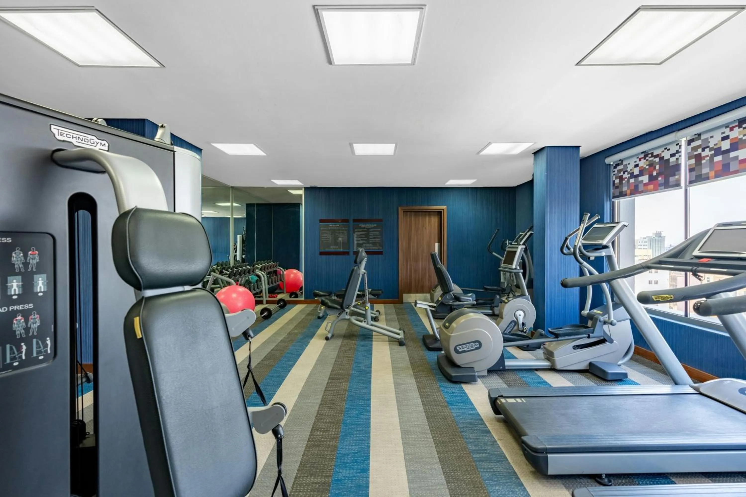 Fitness centre/facilities in Aloft Riyadh Hotel