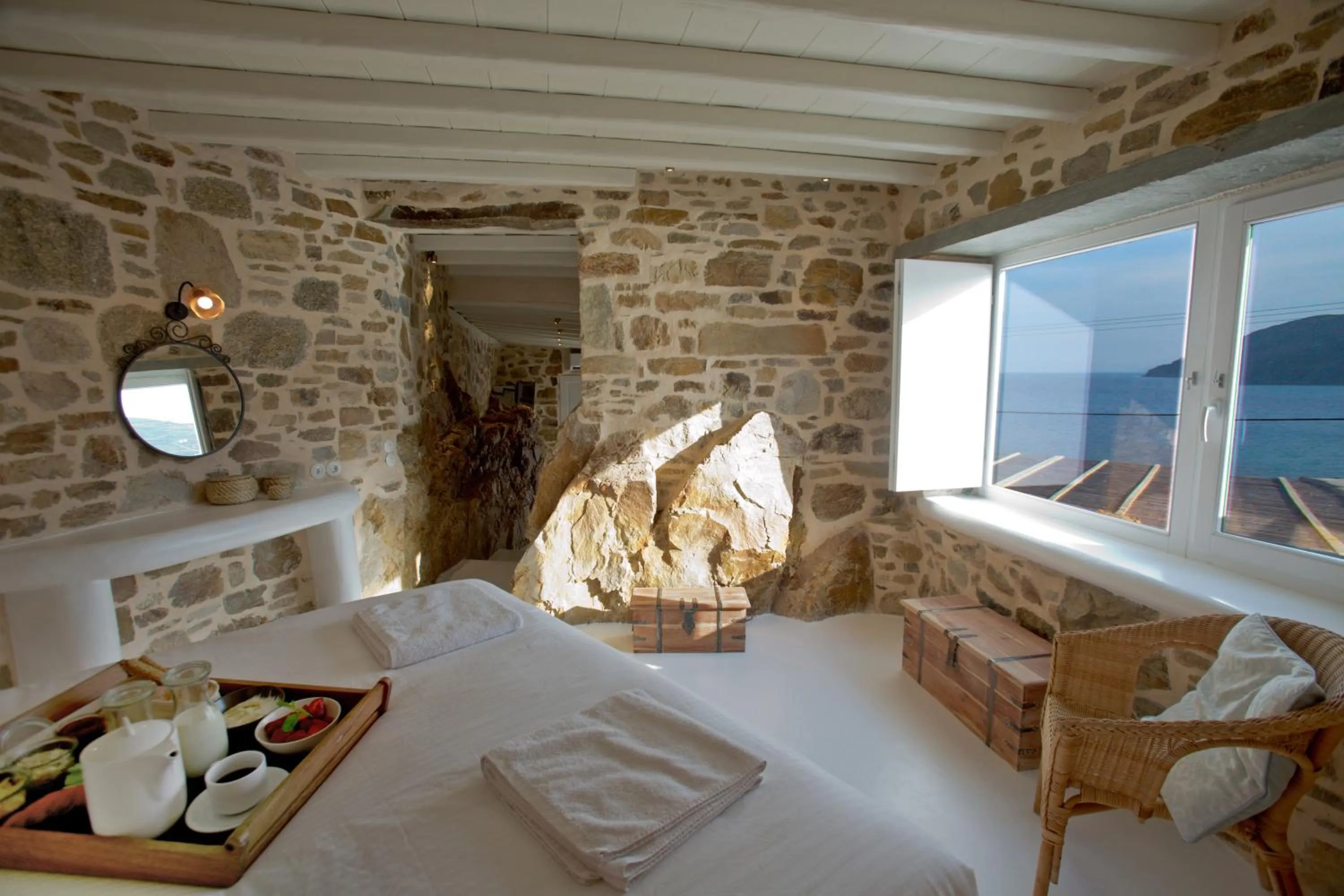 Balcony/Terrace, Bed in Salty Houses