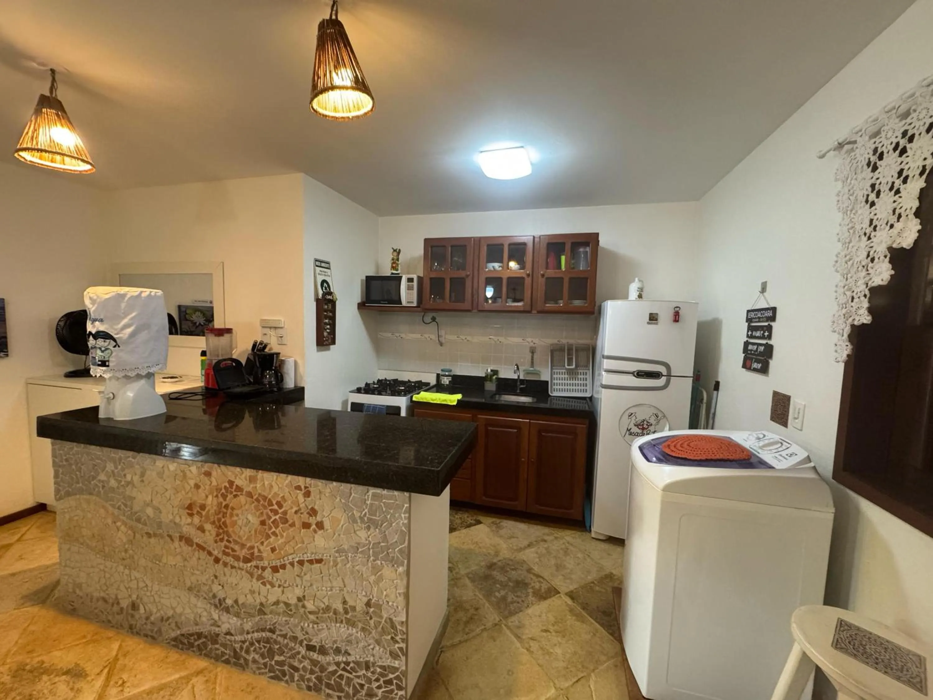 Kitchen or kitchenette in Serrote Breezes Apartamento 04