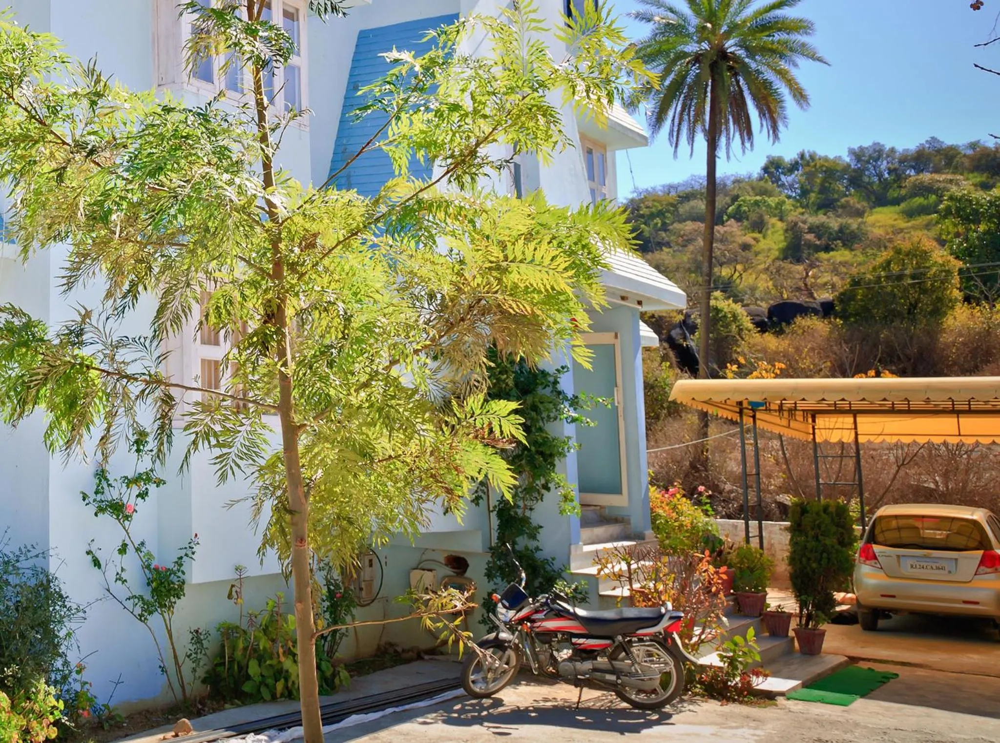 Parking in Hotel Blue Valley