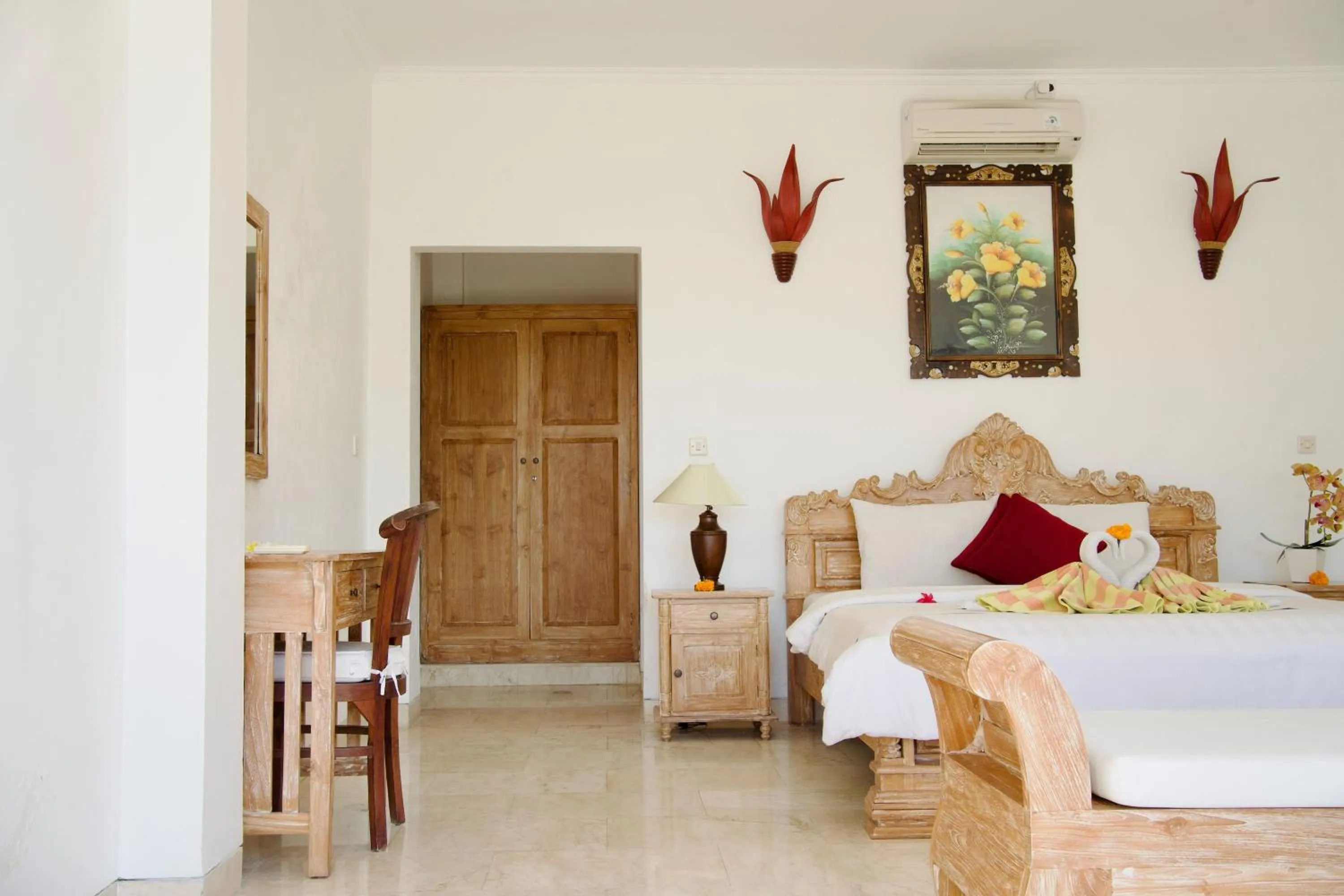 Bed in Alam Bali Beach Resort