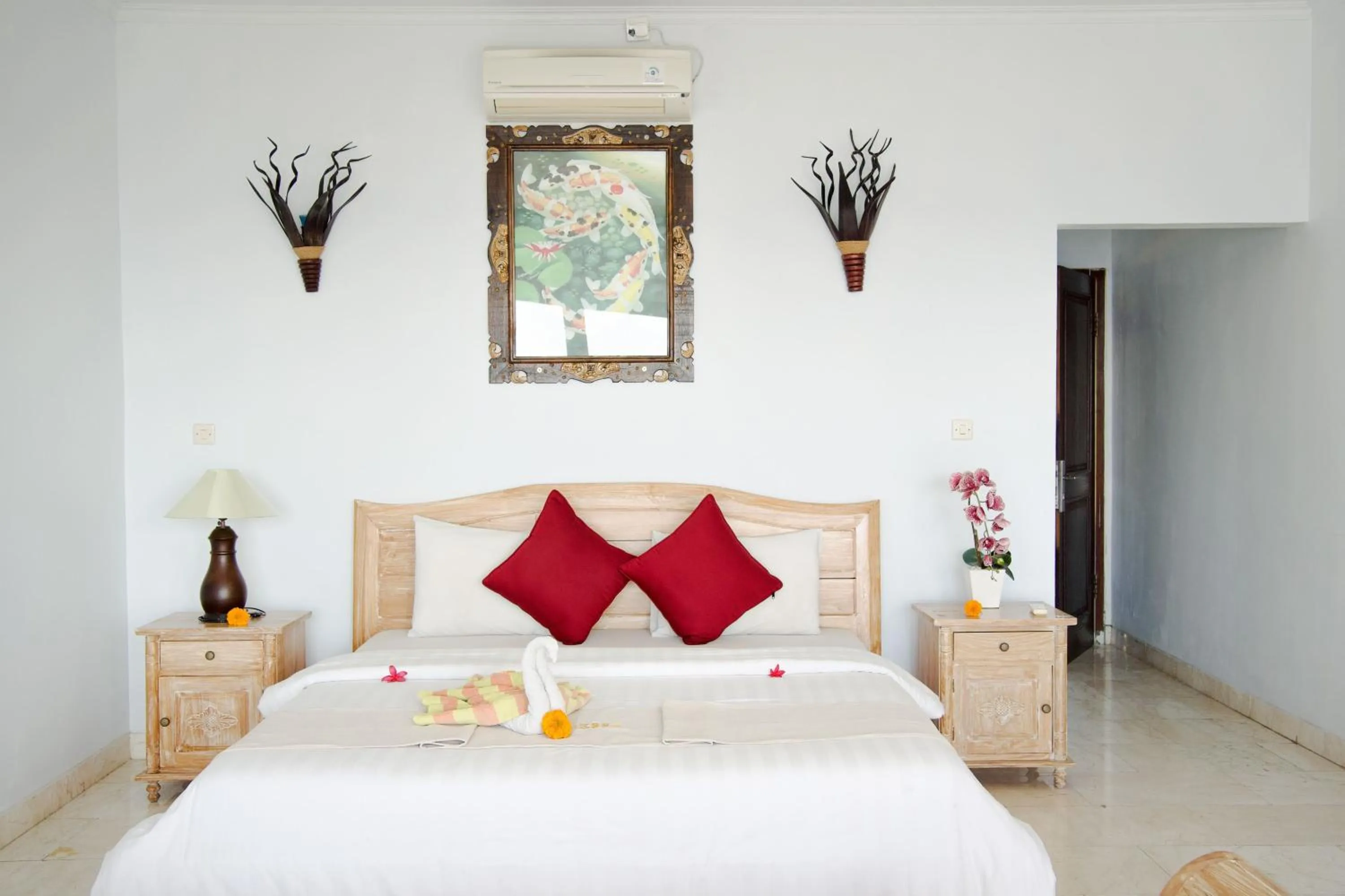 Bed in Alam Bali Beach Resort