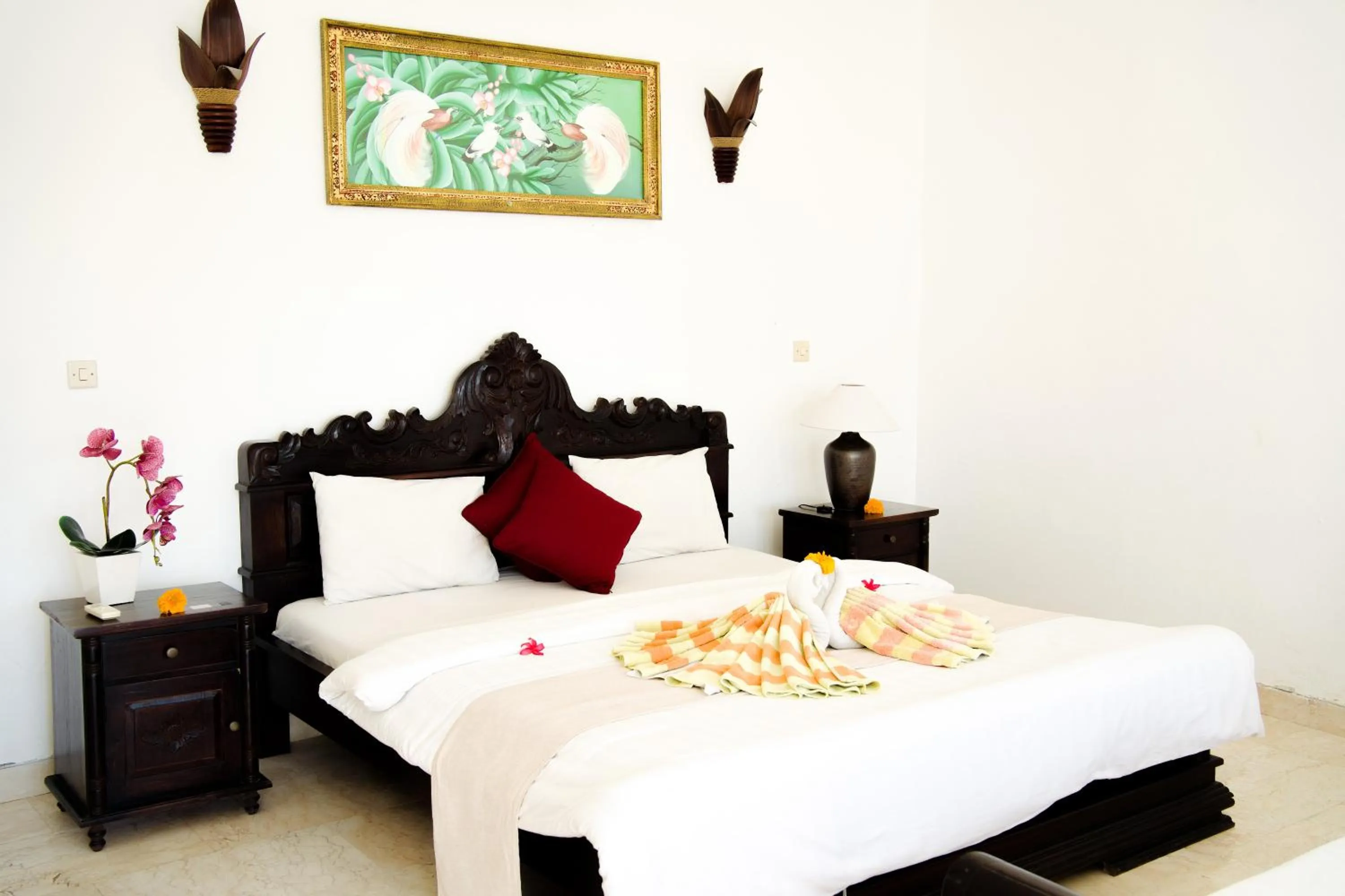 Bed in Alam Bali Beach Resort