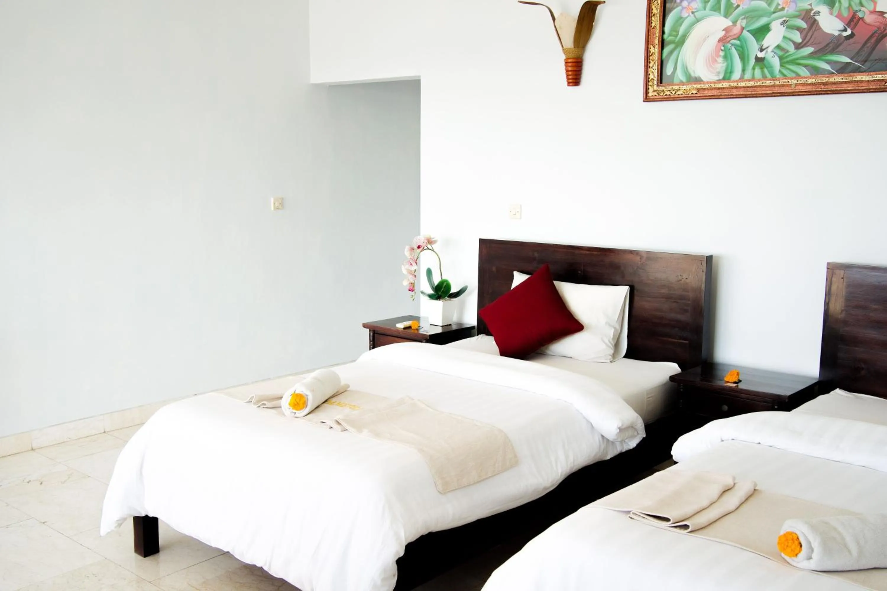 Bed in Alam Bali Beach Resort