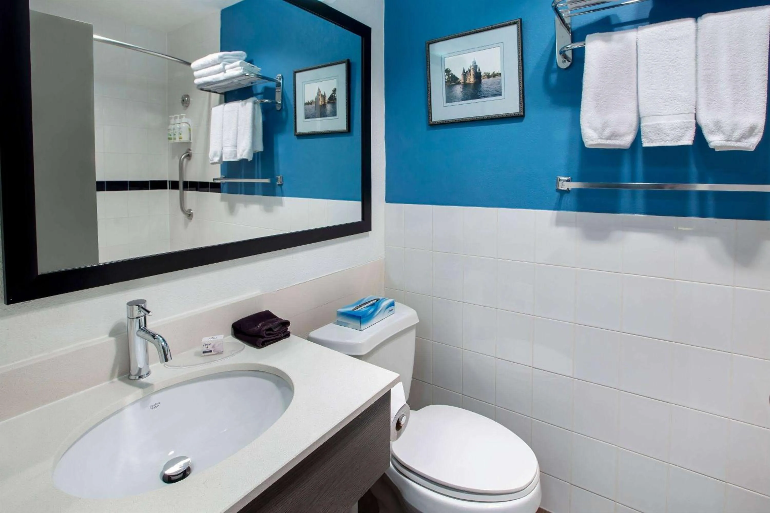 Bathroom in Days Inn & Suites by Wyndham Moncton