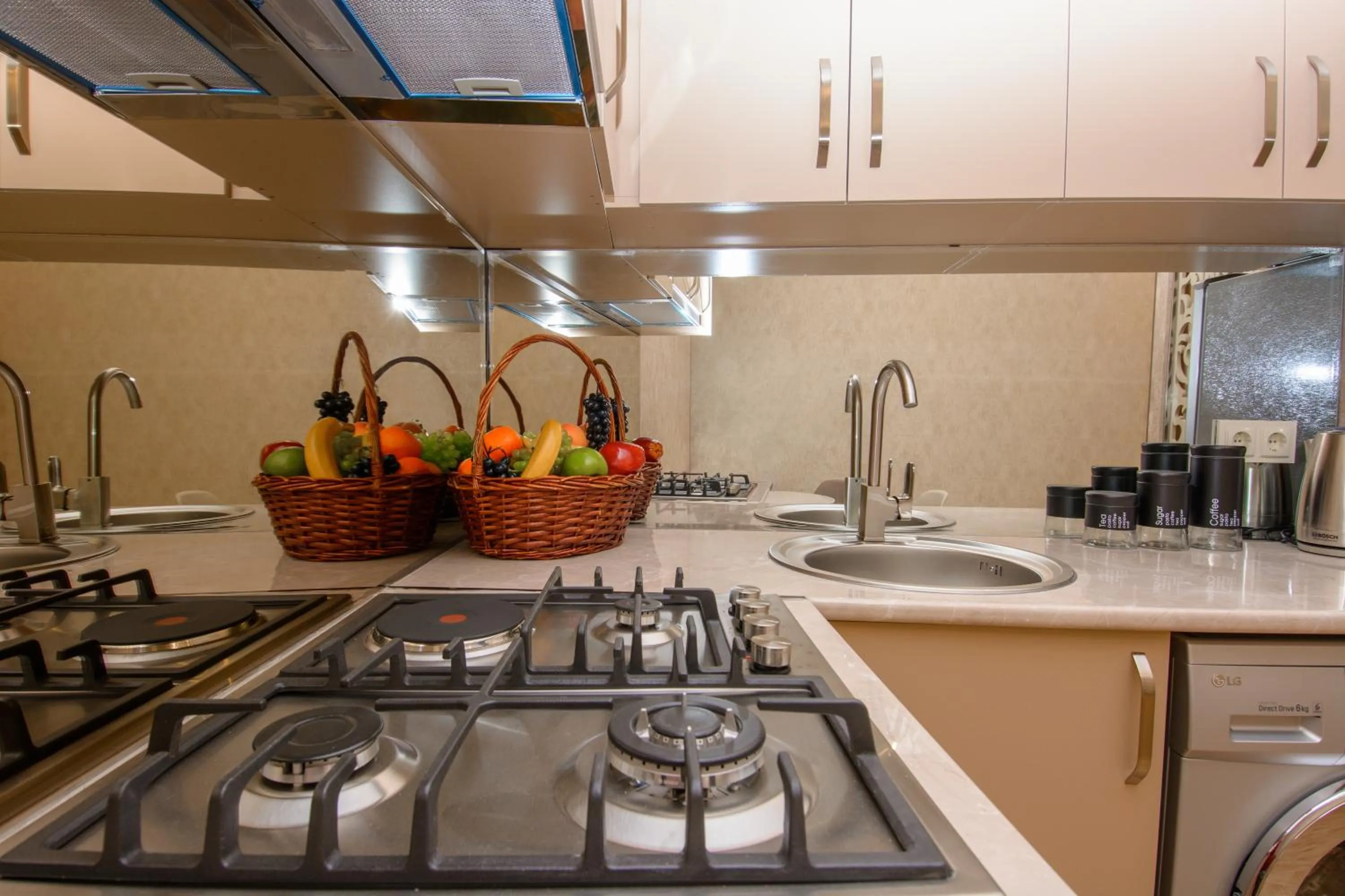 Kitchen or kitchenette in Dat Exx Apartments