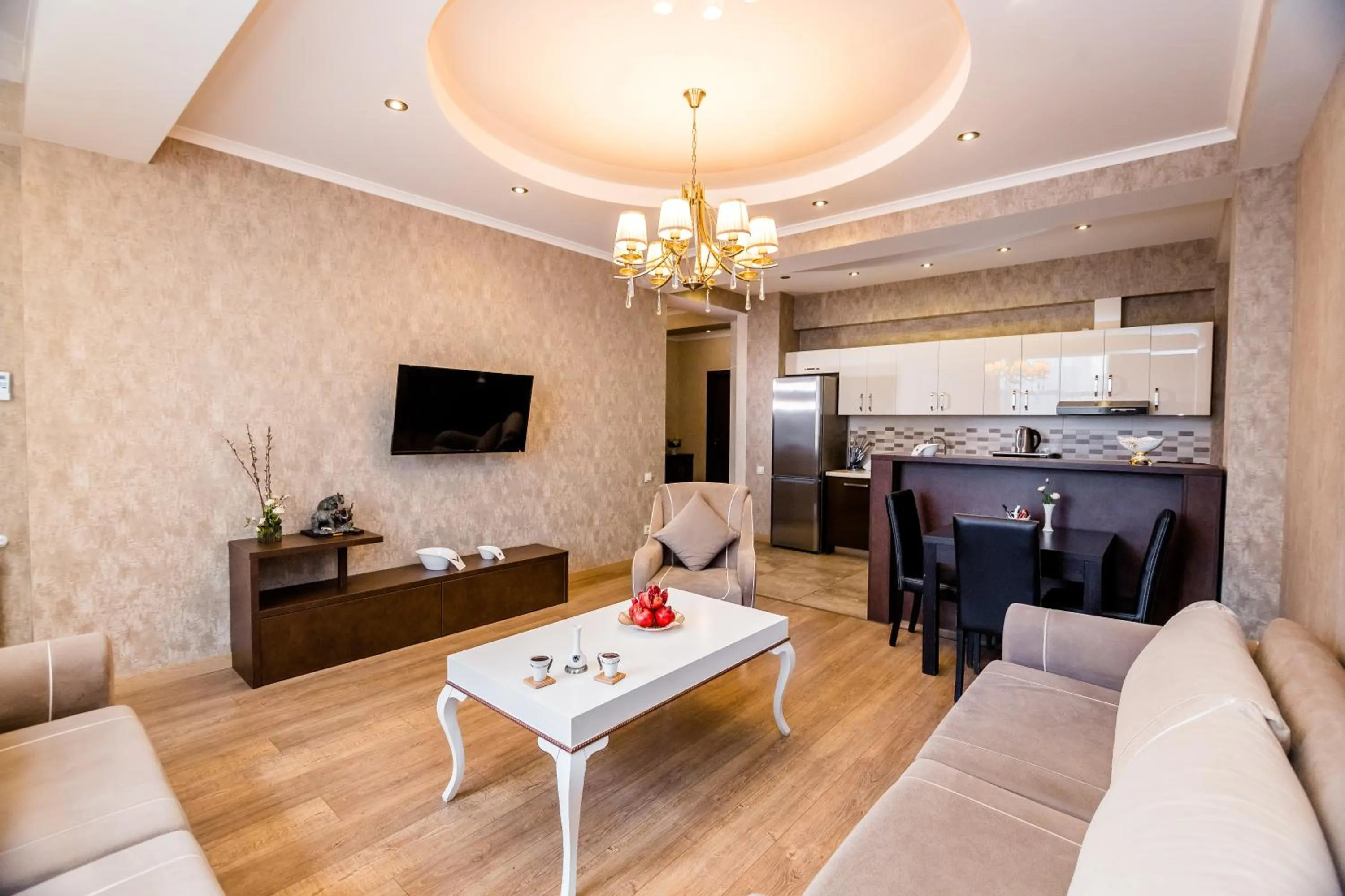 Kitchen or kitchenette in Dat Exx Apartments