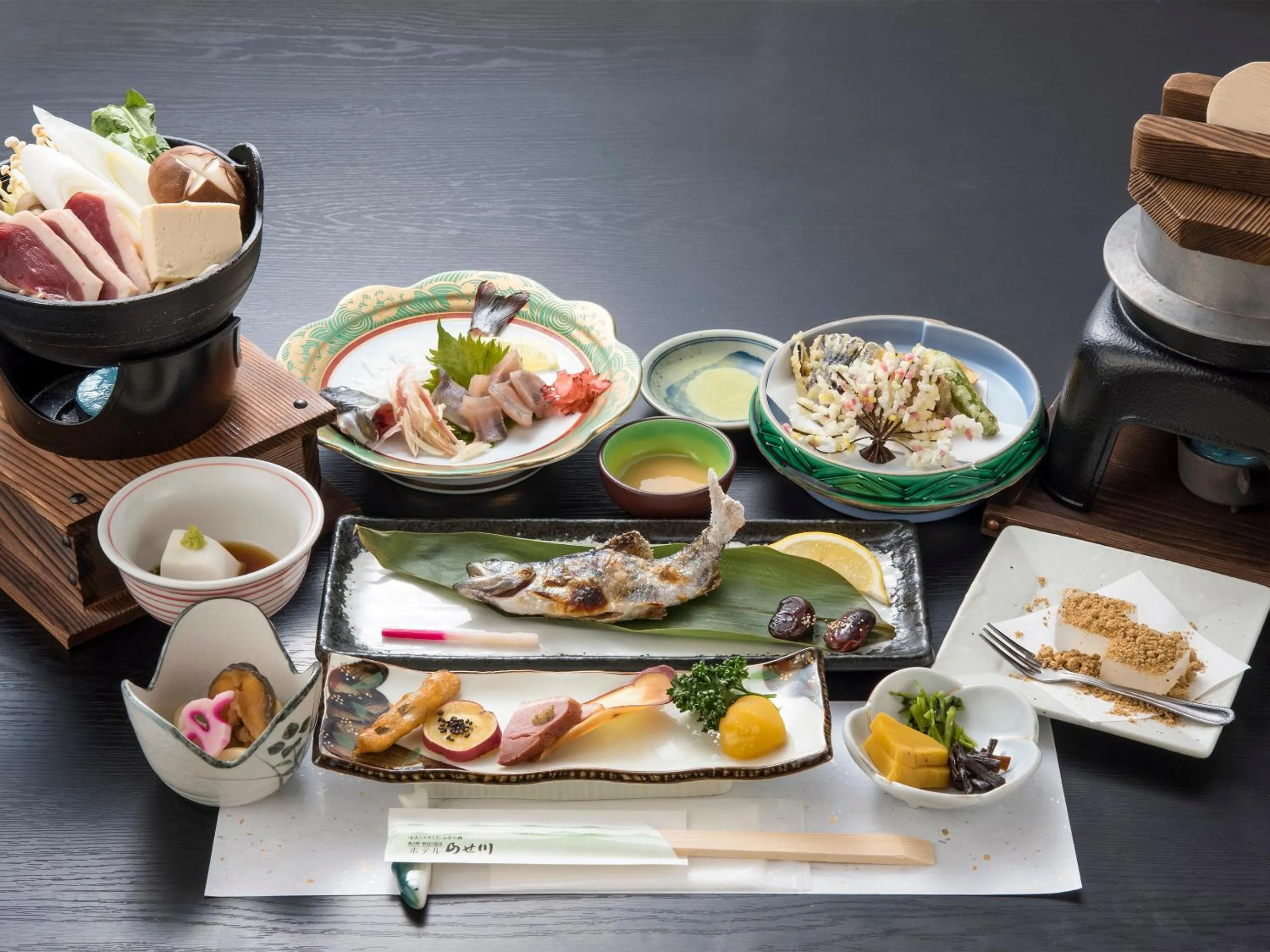 Dinner in Hotel Nosegawa